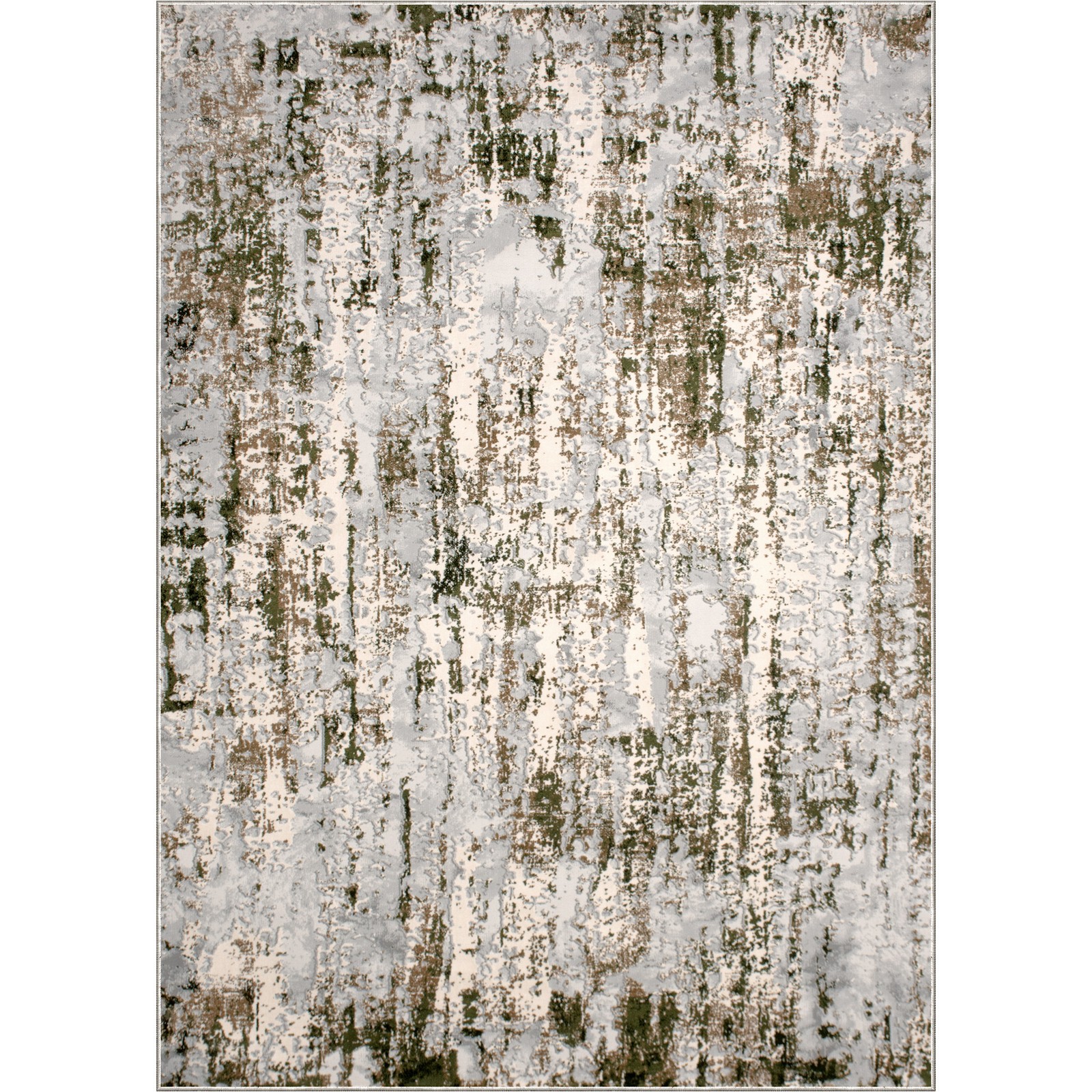 Ren Wil RARI-18622-310 2-1/2' x 10' Polyester Abstract Indoor - Green
