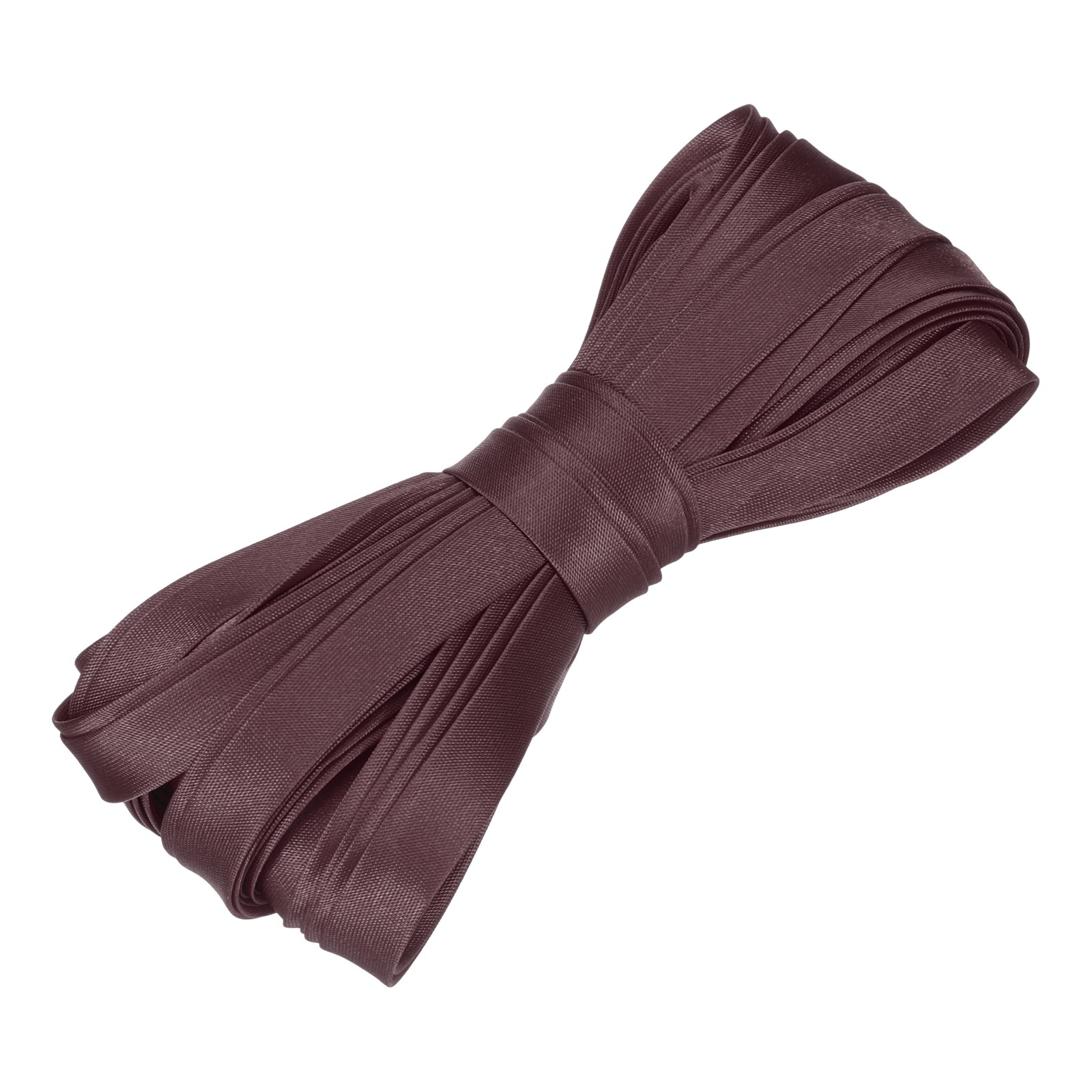Double Fold Bias Tape 2/5 Inch x 5.5 Yards Satin Pre-fold Tape Deep Purple