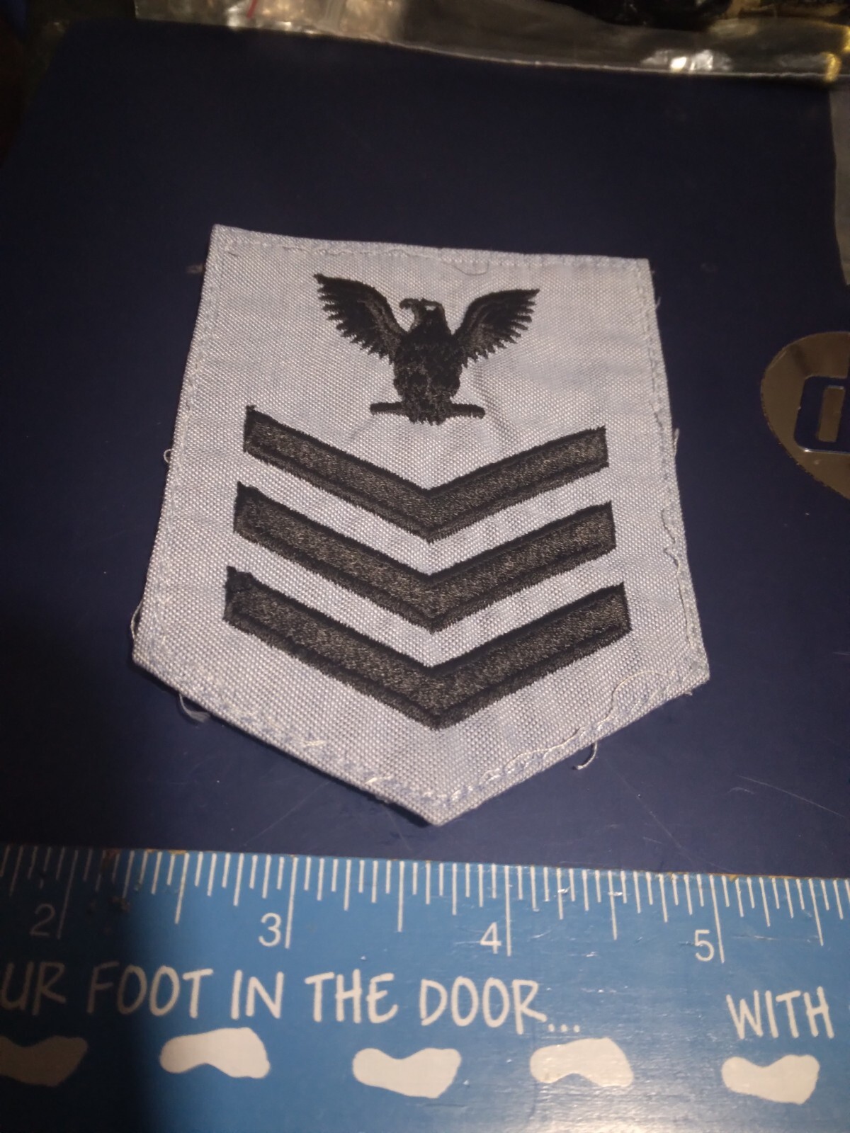 US Navy-Small Rank Chevron- Sew On - Dungarees (23-2702)