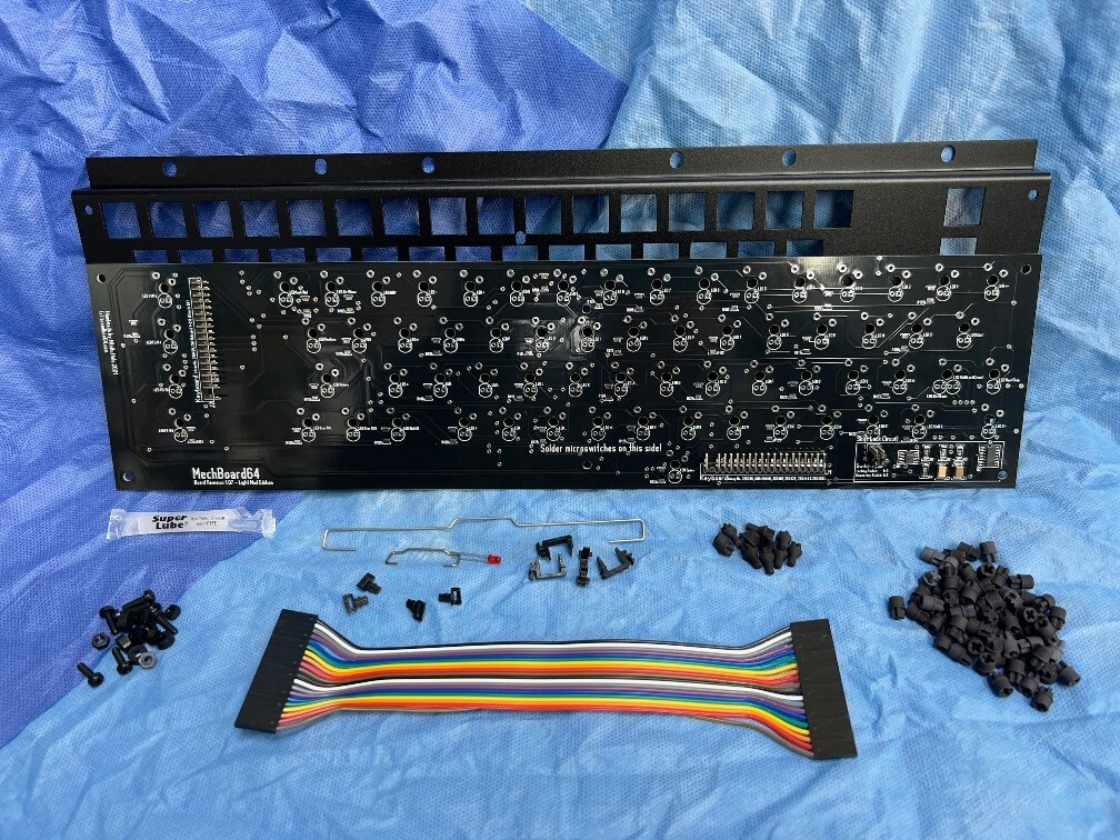 MechBoard64 Commodore Mechanical Keyboard - No Switches Kit Version