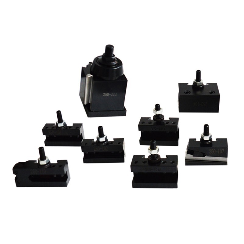 8 PCS/Set Machine Tool Fixture High Precision Quick Change Tool Post Lathe