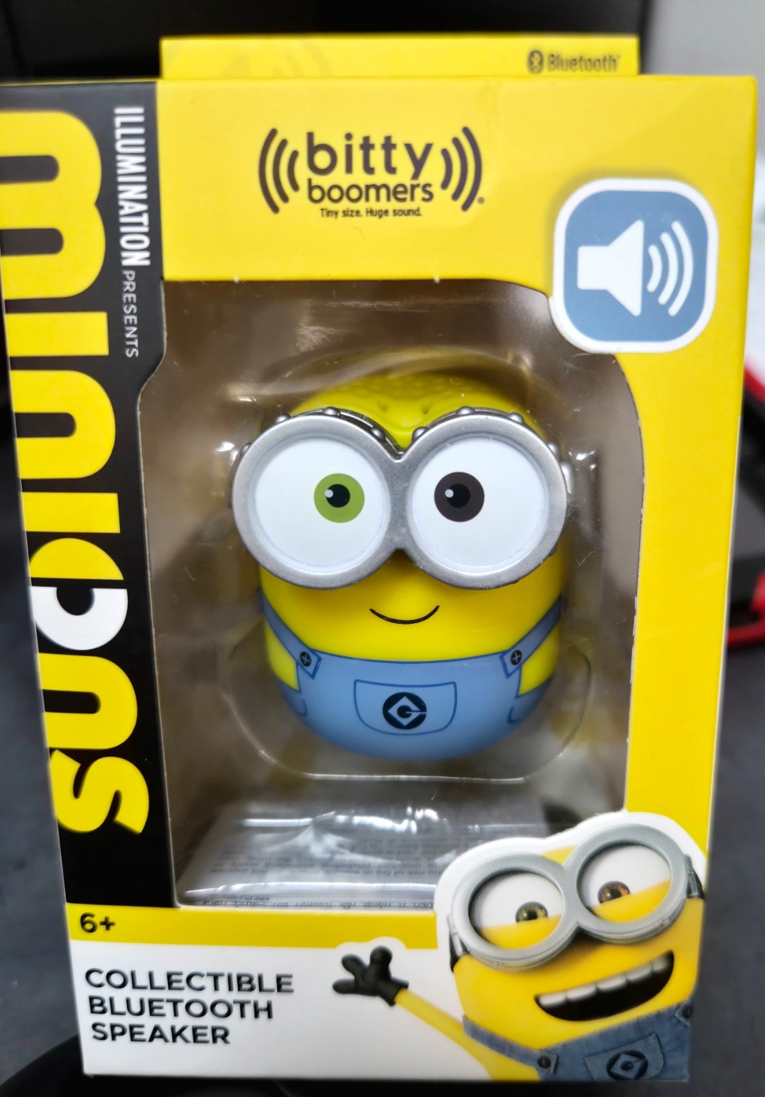 Genuine NEW Bitty Boomers Minions Collectible BlueTooth Speaker