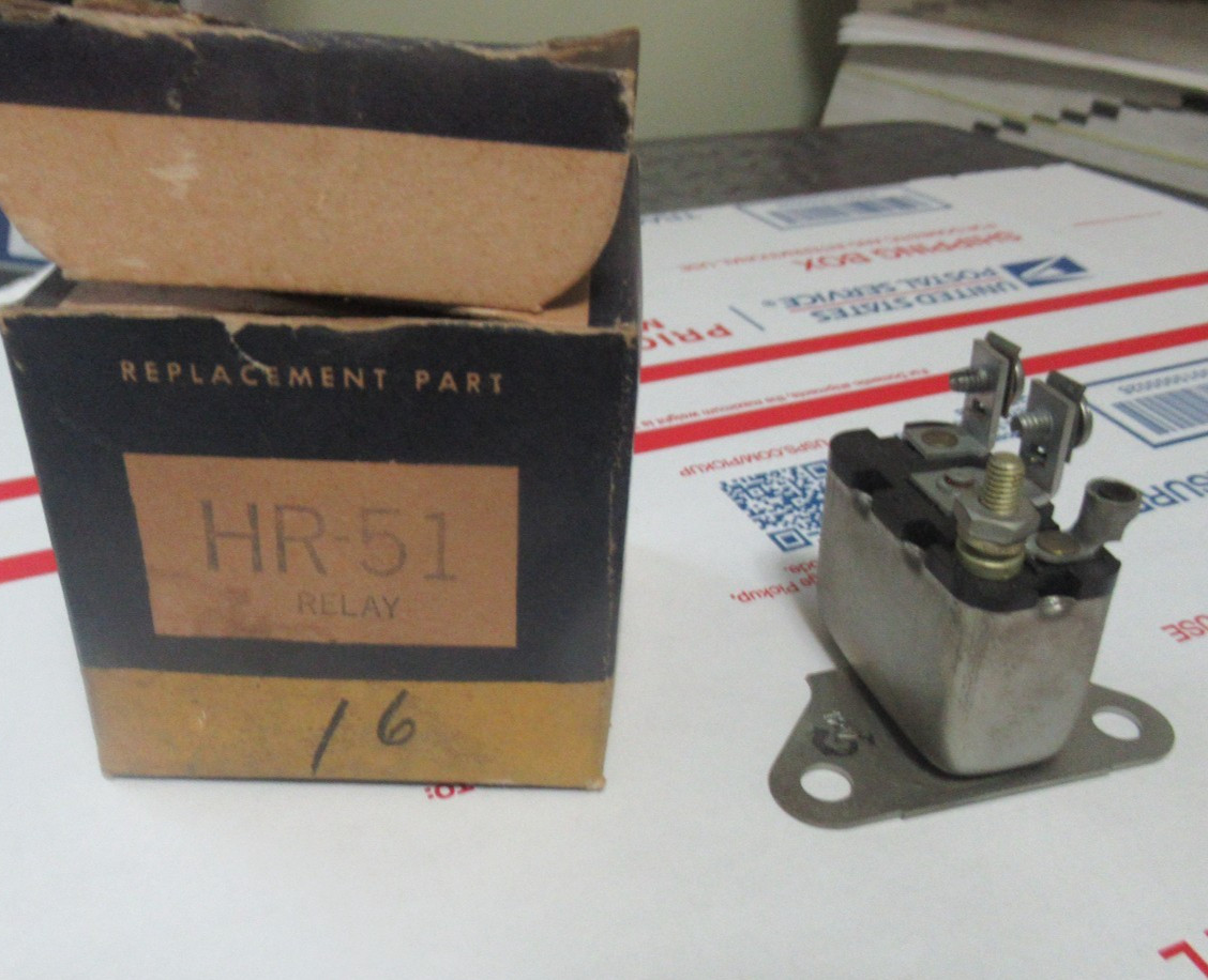 VINTAGE GUARANTEED PARTS CO.INC  HR-51 HORN RELAY New Old Stock