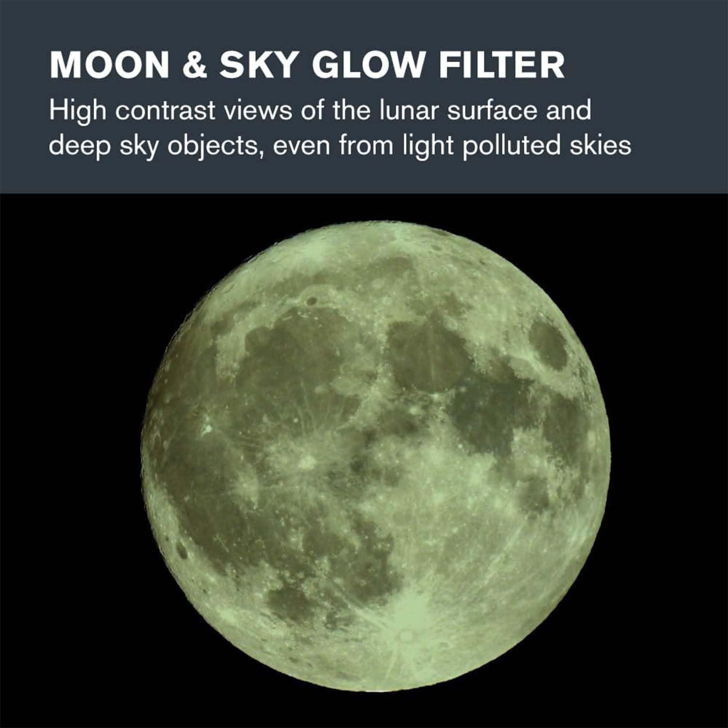 Celestron 1.25 inch Moon Filter - Suitable for Lunar Observation, Extra...