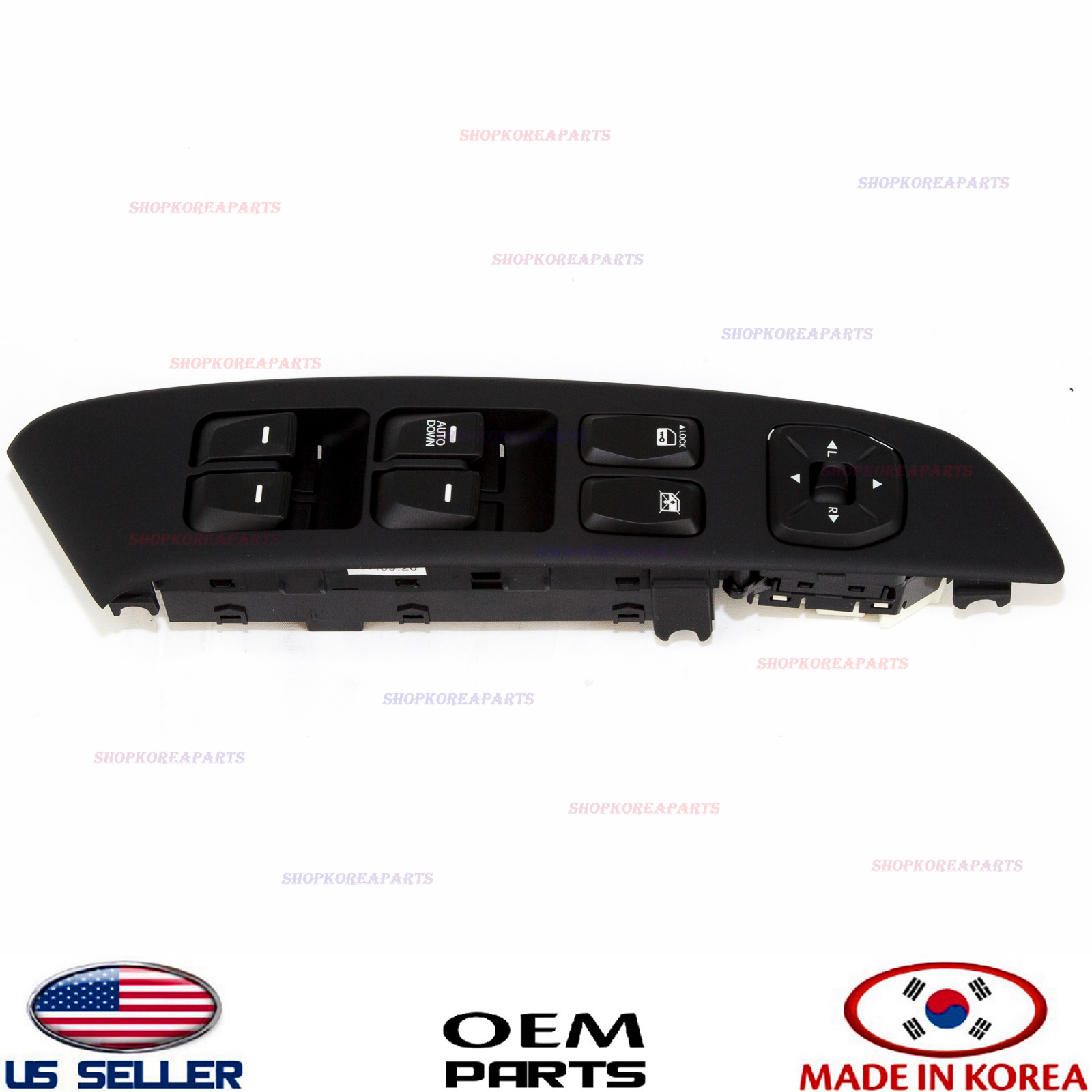 Genuine Front Main Power Window Switch AUTO DOWN ONLY 2010-2015 Tucson OEM