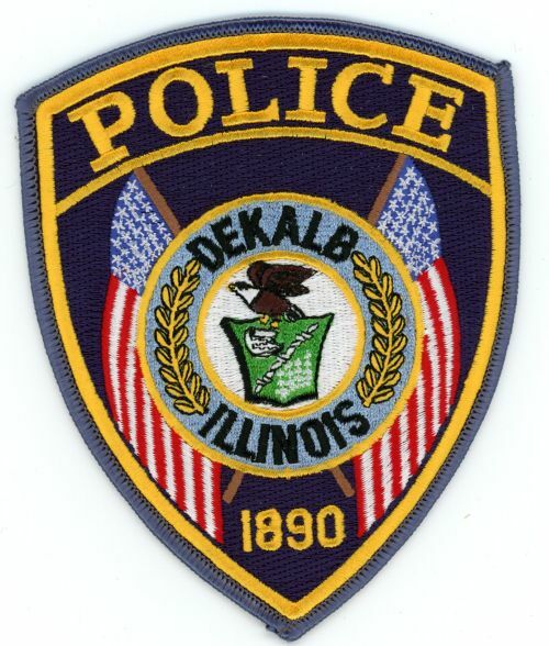 ILLINOIS IL DEKALB POLICE NICE SHOULDER PATCH SHERIFF
