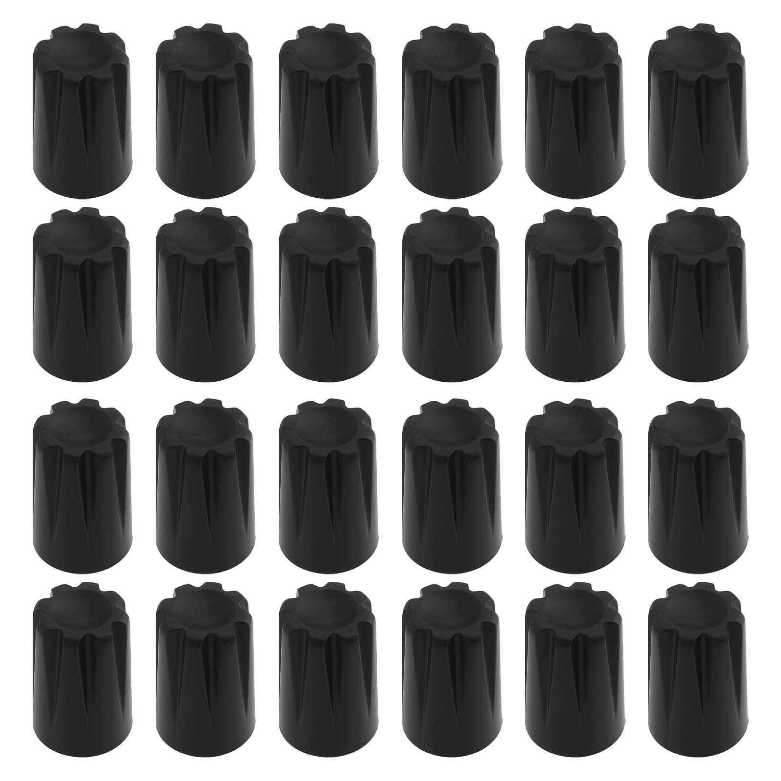 LT Easiyl 50Pcs 6mm D Shaft Black Tall Rotary Encoder Control Knob D Hole...