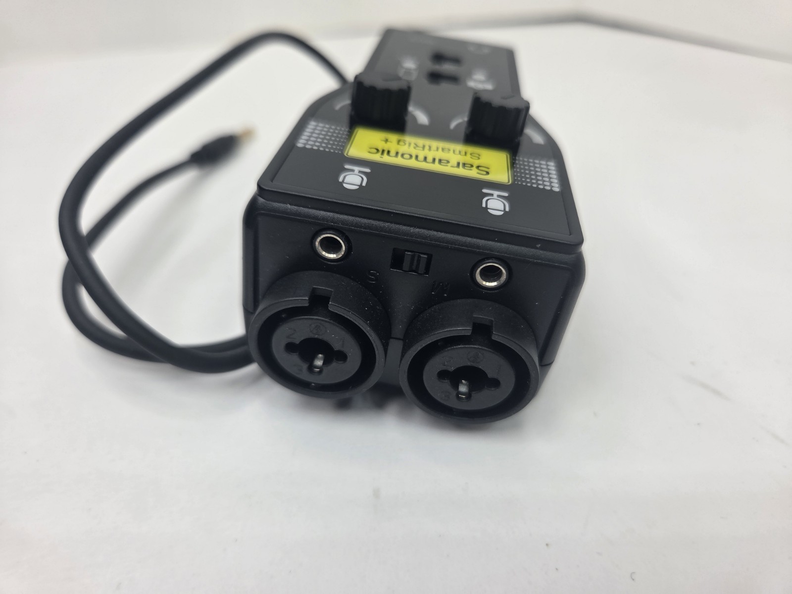 Saramonic SMARTRIG+ 2-CH AUDIO INTERFACE W/ XLR, 1/4" 1/8” INPUTS CAMERA PHONES