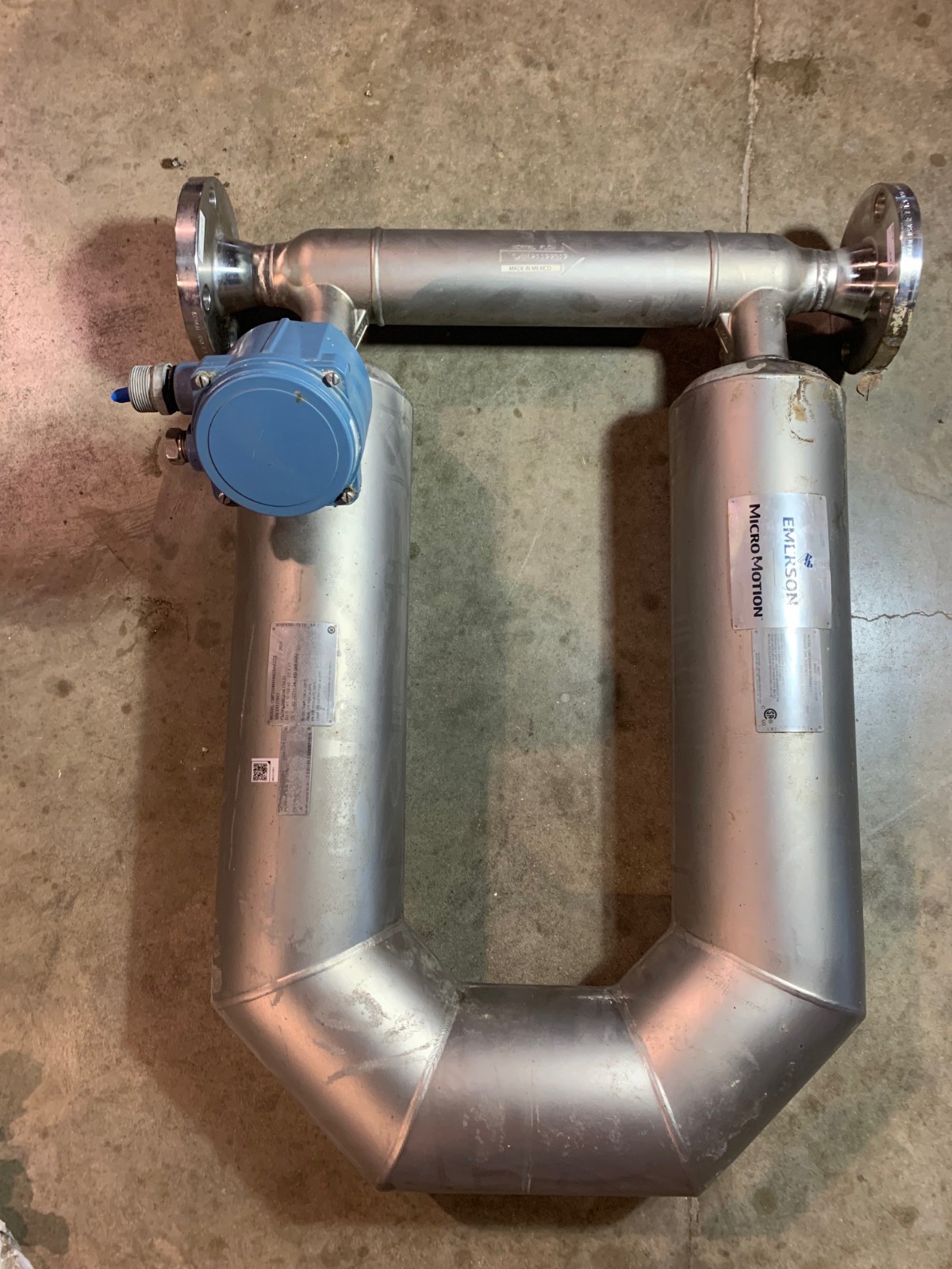 Emerson Micro Motion CMF200 Coriolis Flow Meter 2" 150# w/ 800 Processor (2021)