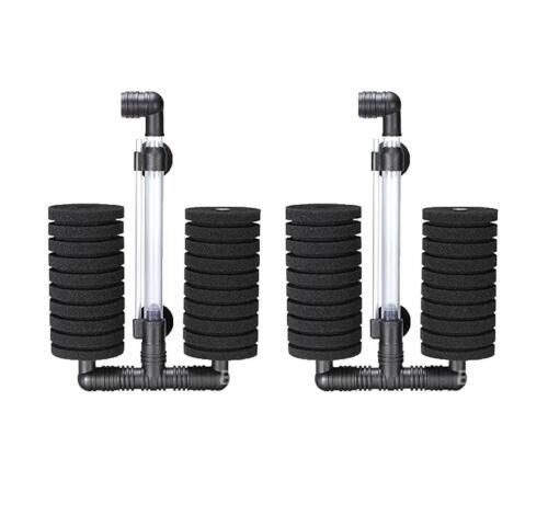Large Double Head Bio-Sponge Filter 2pcs