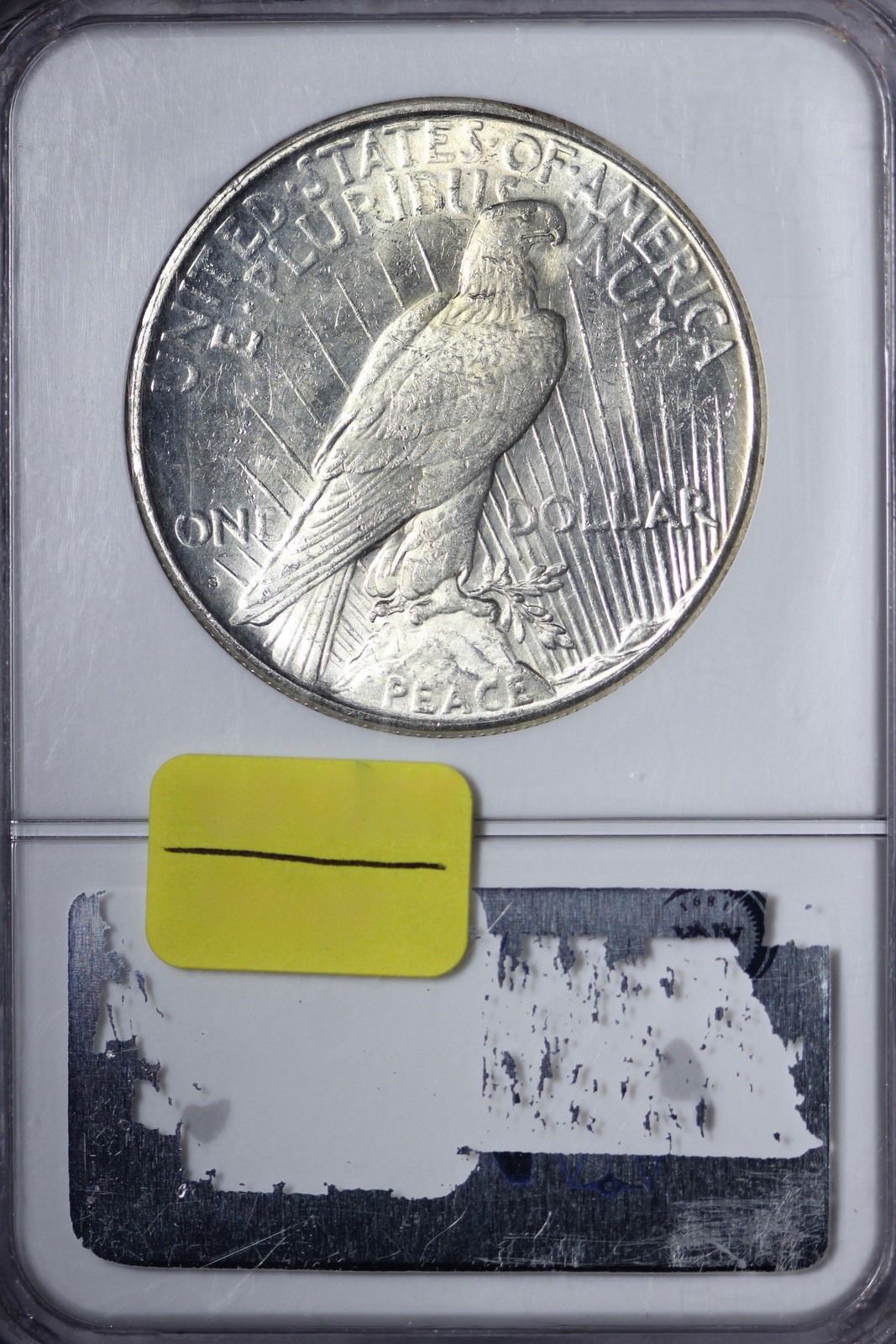 BU 1925-S Peace Silver Dollar NGC MS63 WQNBL