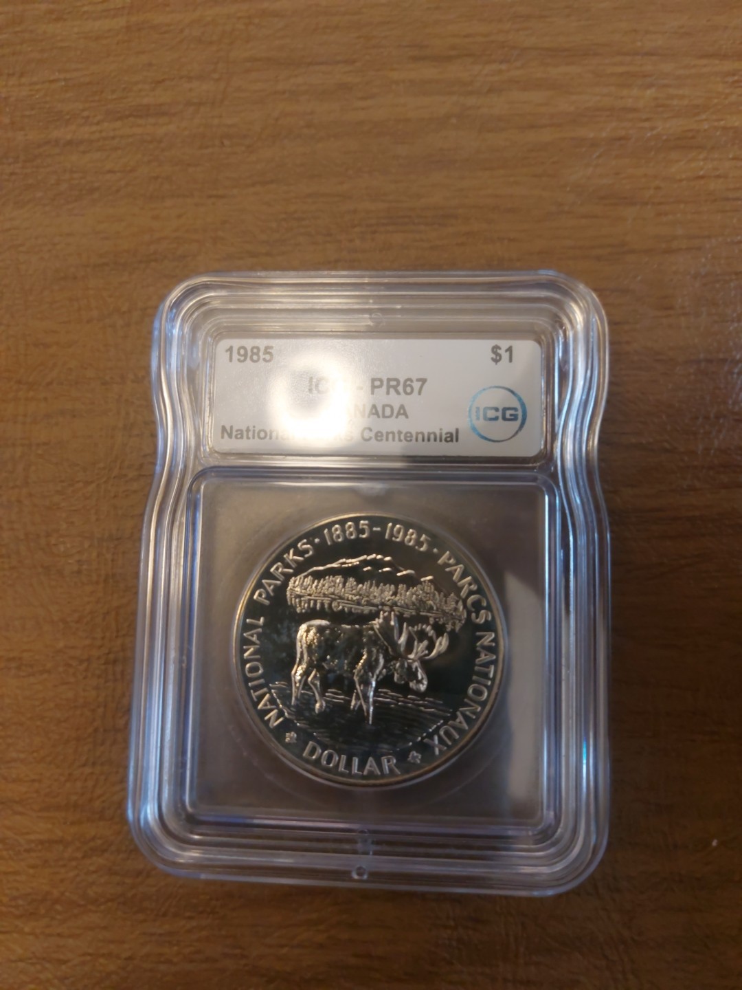 1985 National Parks Centennial Proof 67 Silver Dollar 50% Silver