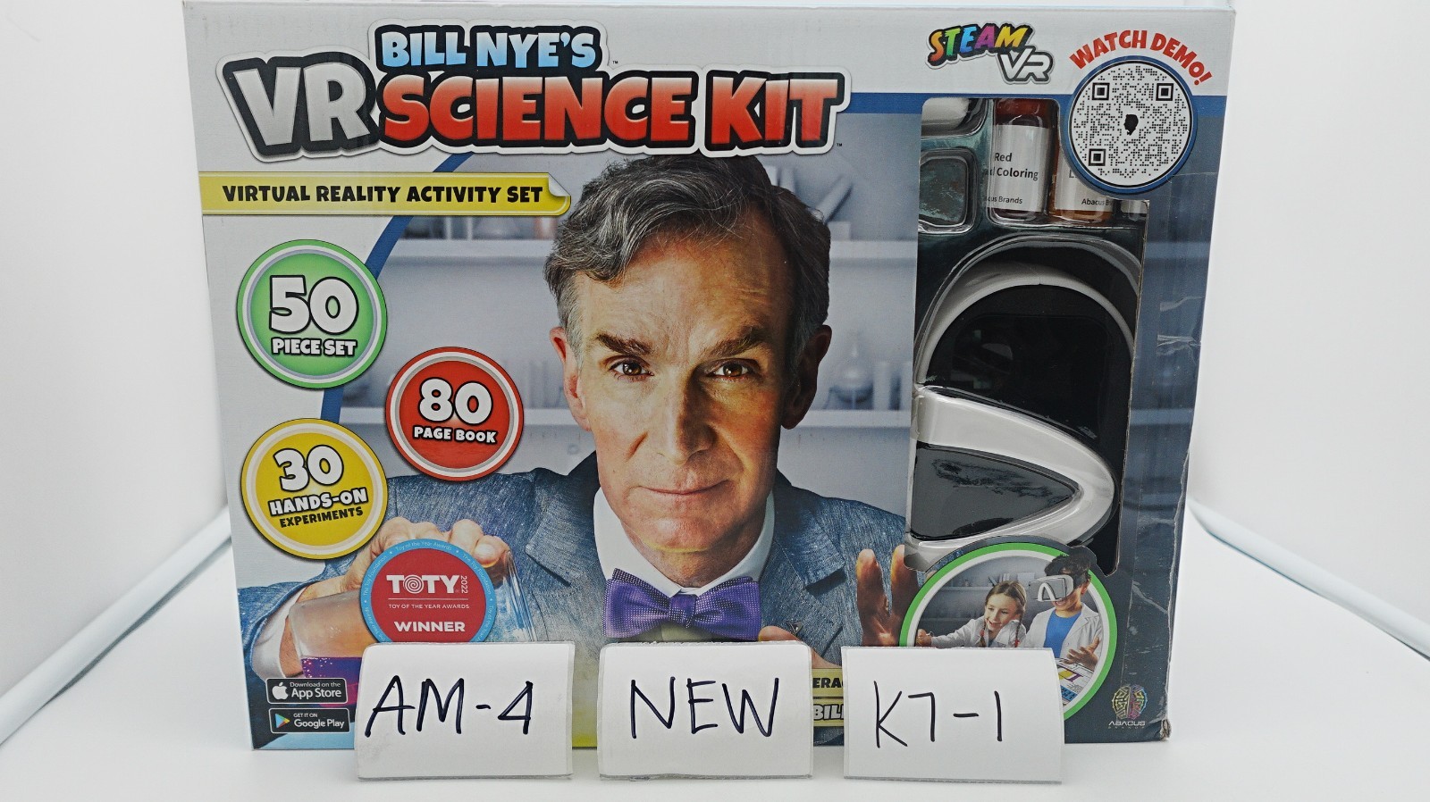 Abacus Bill Nye VR Science Kit Virtual Reality STEM Learning Set for Kids New