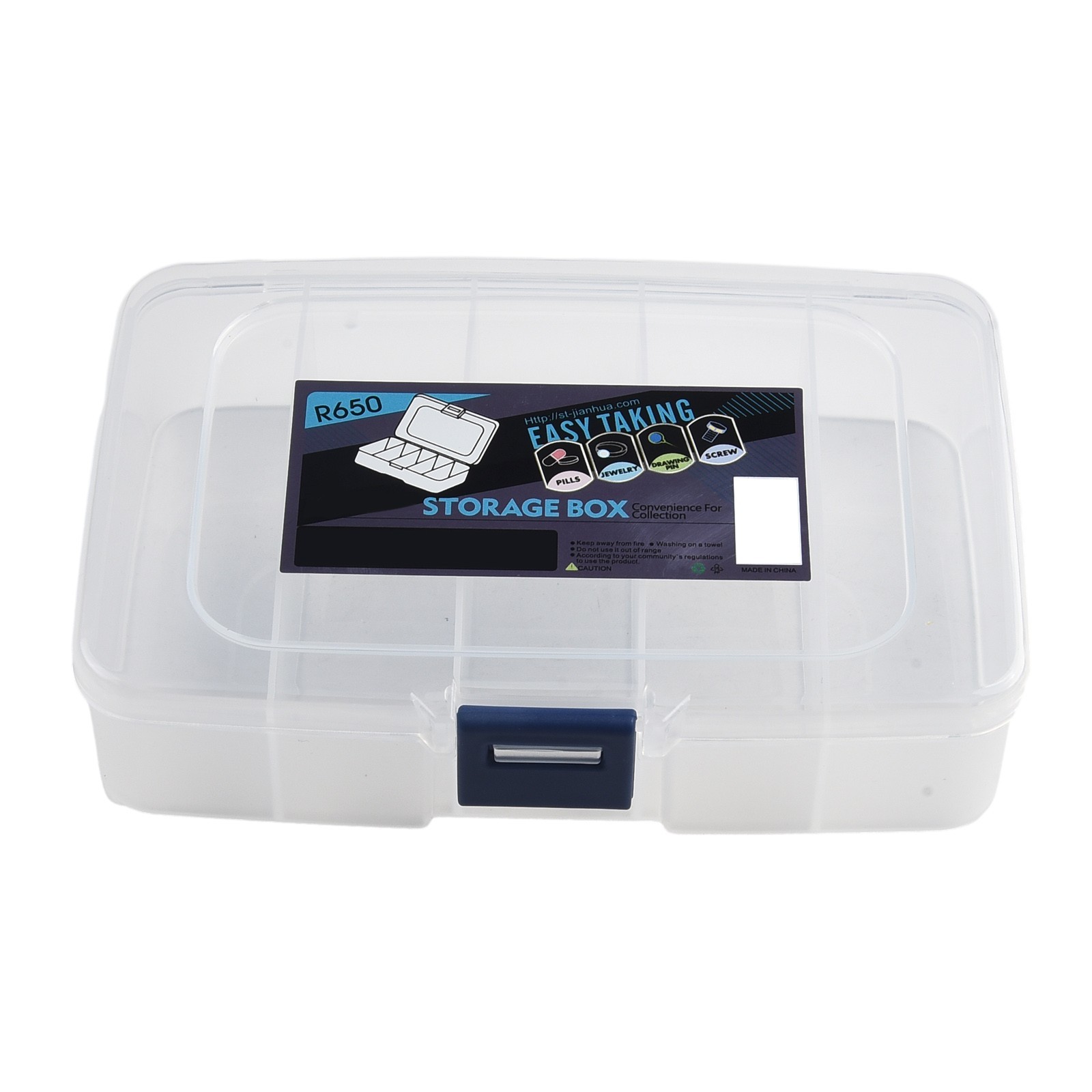 Screws Box Case Tool Tool Screws Translucent Transparent 1PCS 5 Grids Box