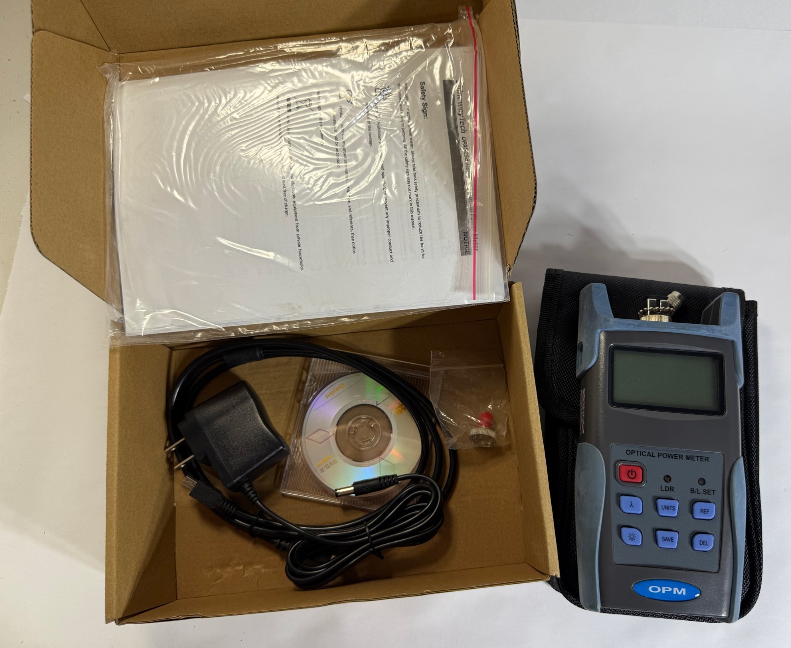 Shineway OPM-25B Fiber optical power meter -50~+27dBm 850/1300/1310/1490/1550nm