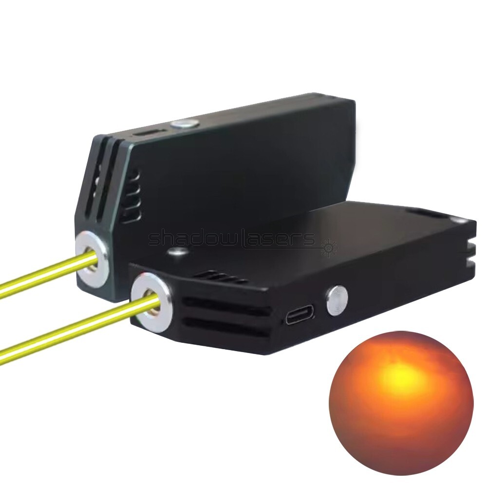 YD2 Fixed Focus 593nm Yellow Laser Pointer Laser Pen