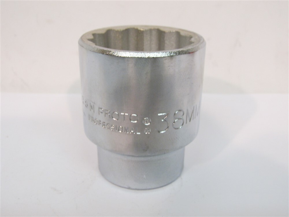 Proto J5538M , 38mm Standard Socket, 3/4" Drive, 12 Point