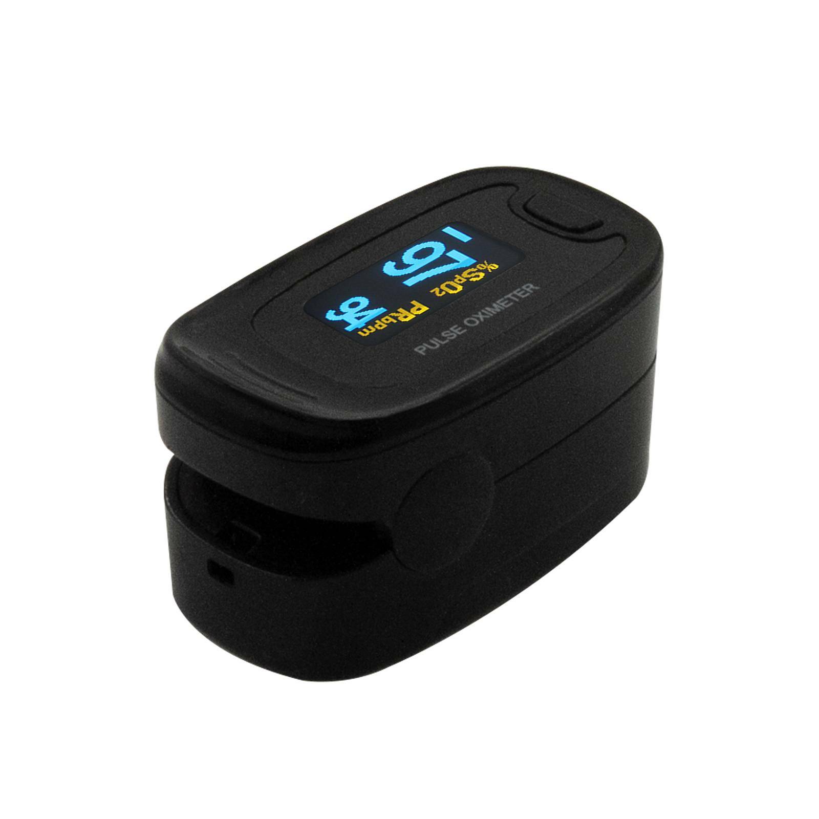 OLED Finger Pulse Oximeter Blood Oxygen Monitor SpO2 Heart Rate Tester+ Bag  50n