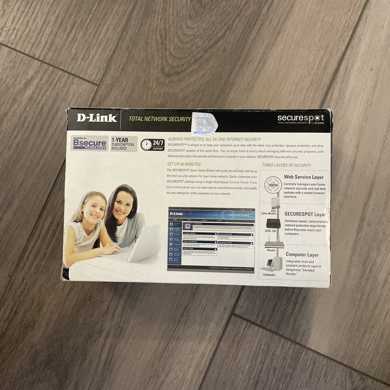 D-LINK DSD-150 SecureSpot Internet Security Firewall Free Shipping