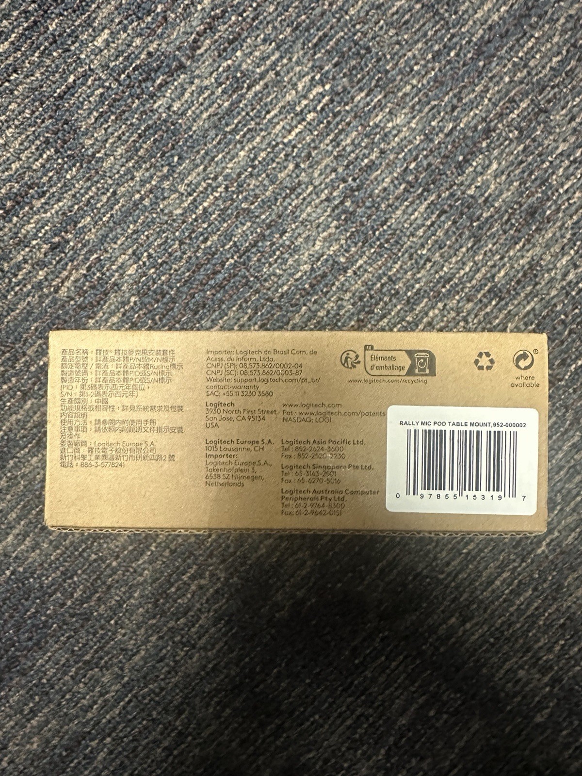 Logitech NIC POD MOUNT LOG9522 Mount - 952-000002