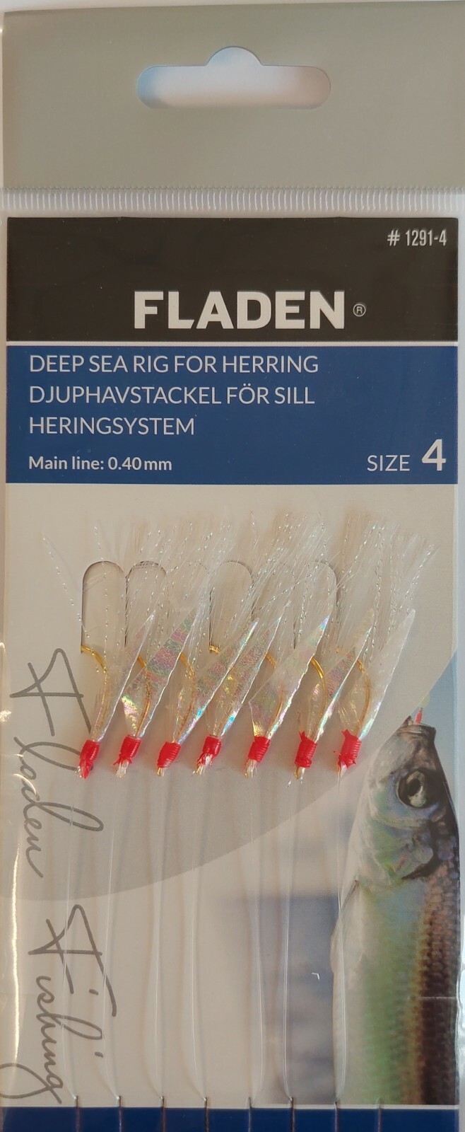5 Packs Sabiki 7 hook size 4 fishing mackerel feather lure sea Herring Bait Fish