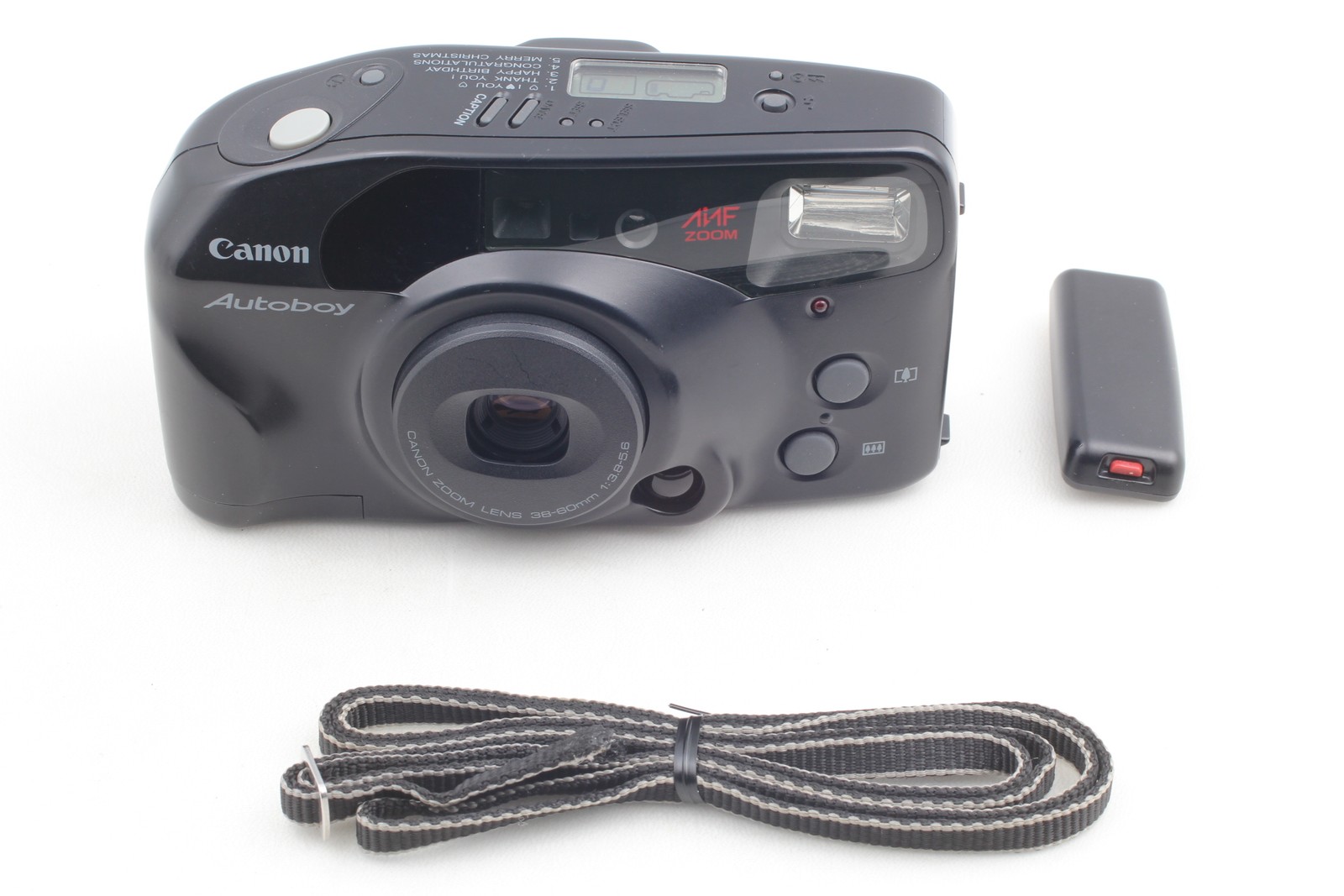 [MINT++] Canon Autoboy AiAF Zoom Black 35mm Point & Shoot Film Camera From JAPAN