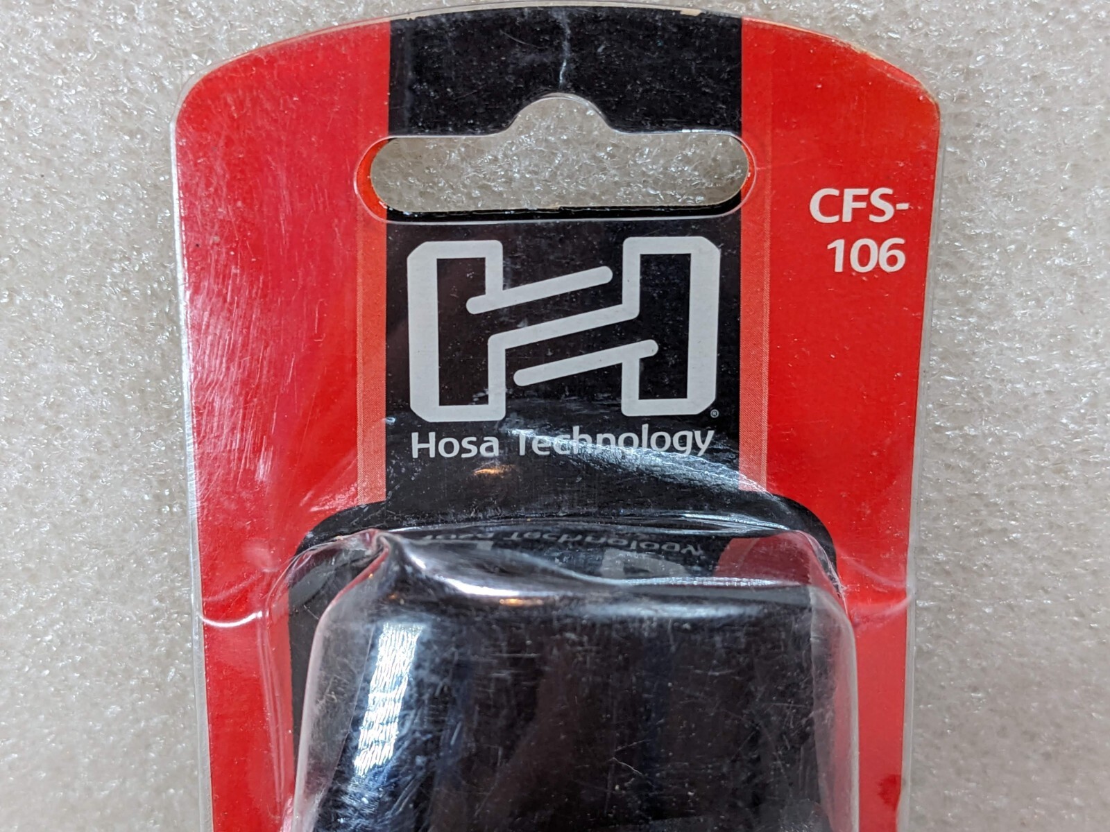 Hosa CFS-106 Molded Right-Angle Guitar Patch Cable, 6 inch 🔥NEW🔥