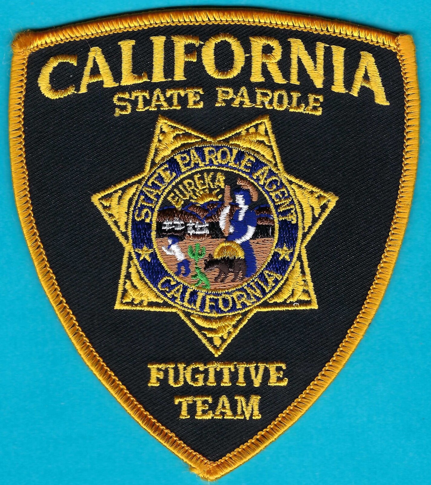 CALIFORNIA STATE PAROLE FUGITIVE APPREHENSION TEAM SHOULDER PATCH
