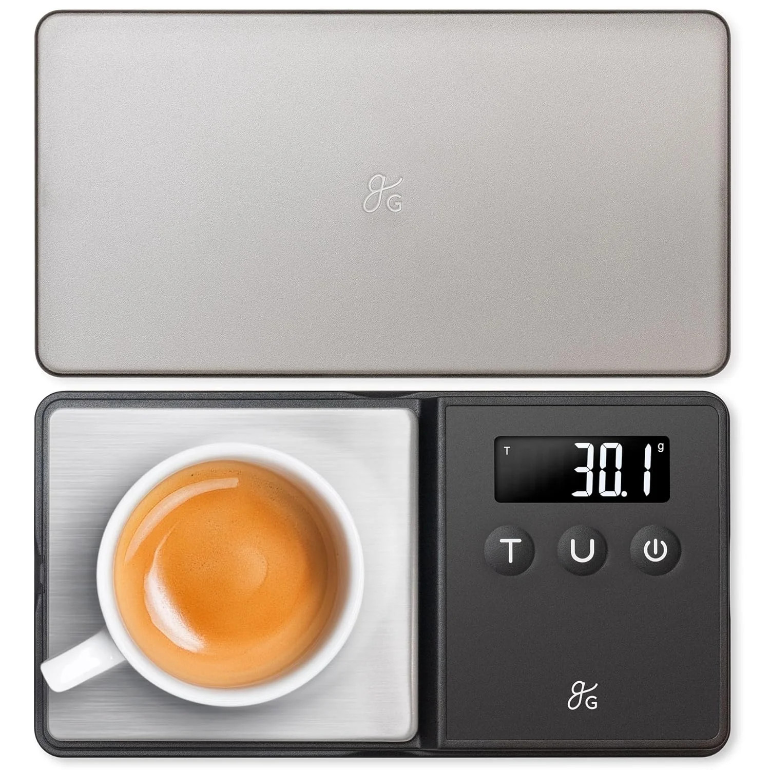 Digital Espresso and Coffee Scale - 750 x 0.1g, Mini Scale with 6 Units of Measu