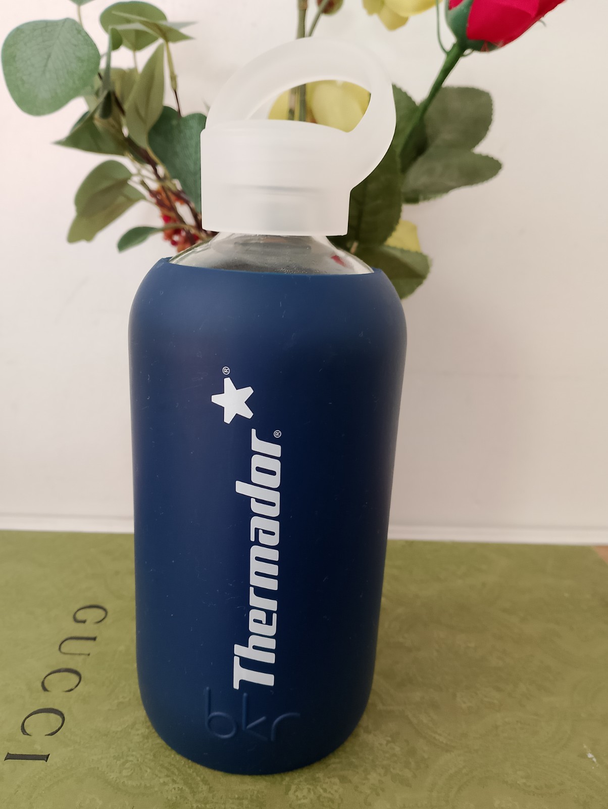 Bkr bottle Thermador “dare to be bold” 500ml Dark Blue RARE!