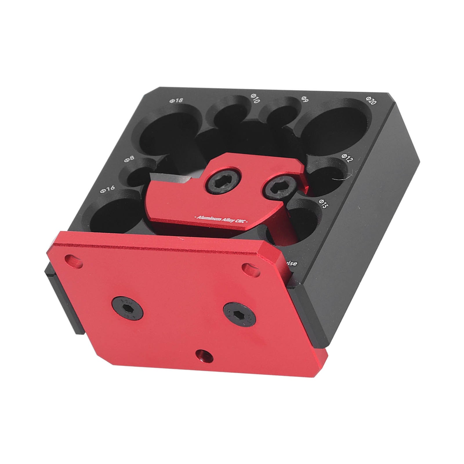 Dowel Maker Jig Adjustable 8 Hole Electric Drill Milling Solid Wood Round Ro SET