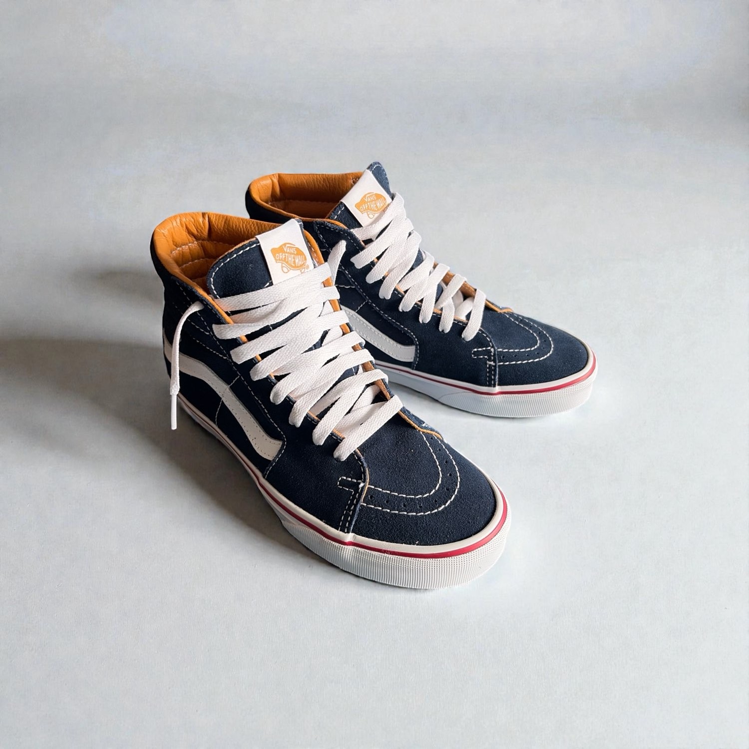 Vans Sk8-Hi Navy Suede High Tops Men's 6.5 / Women's 8