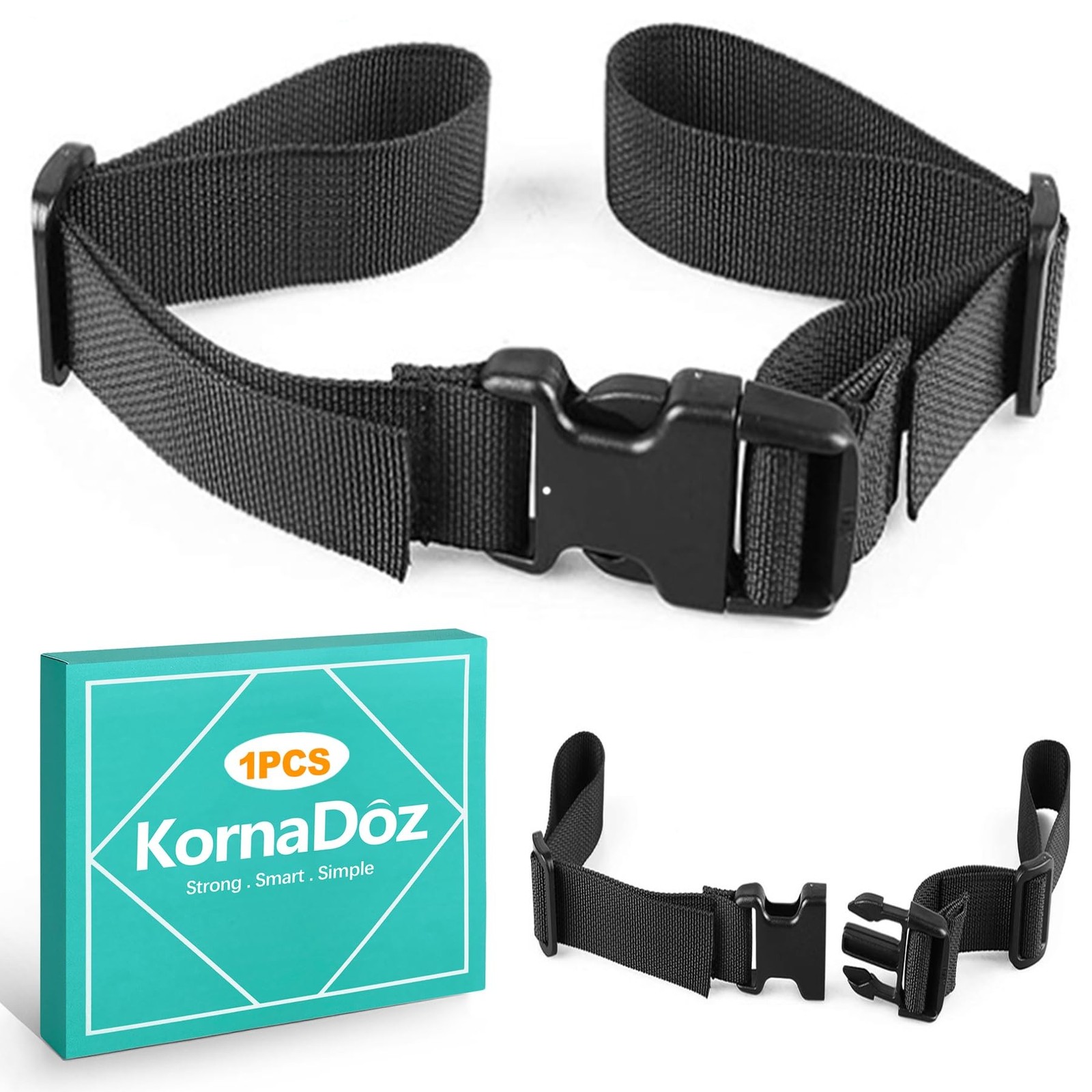 1 Pack Heavy Duty Adjustable Backpack Chest Strap, Universal Add On Sternum S...