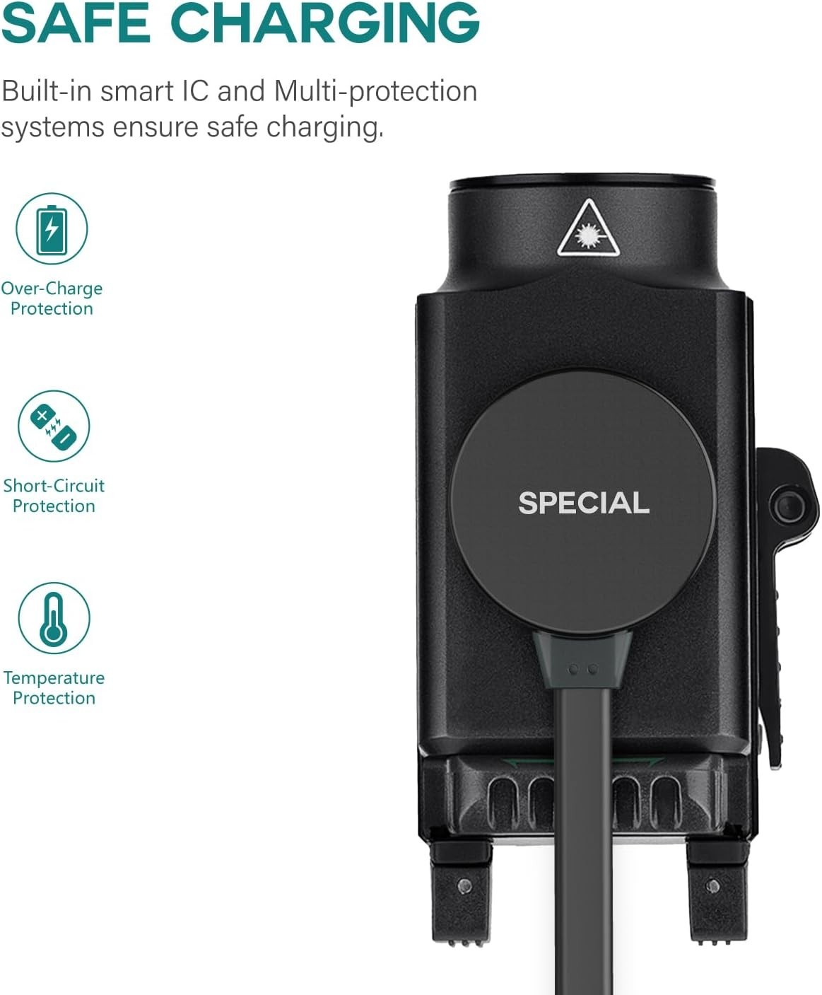 MCC S Magnetic Charging Cable Only Compatible with Olight Flashlight Baldr RL...
