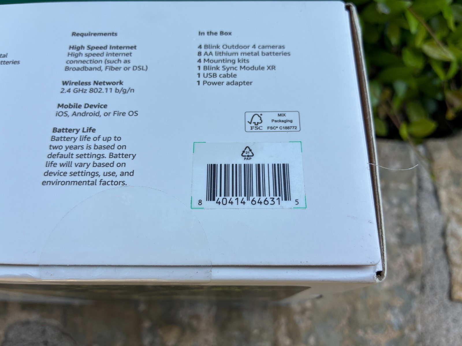 Blink Outdoor 4 XR , 4 Camera System w/Sync Module Included - New Sealed