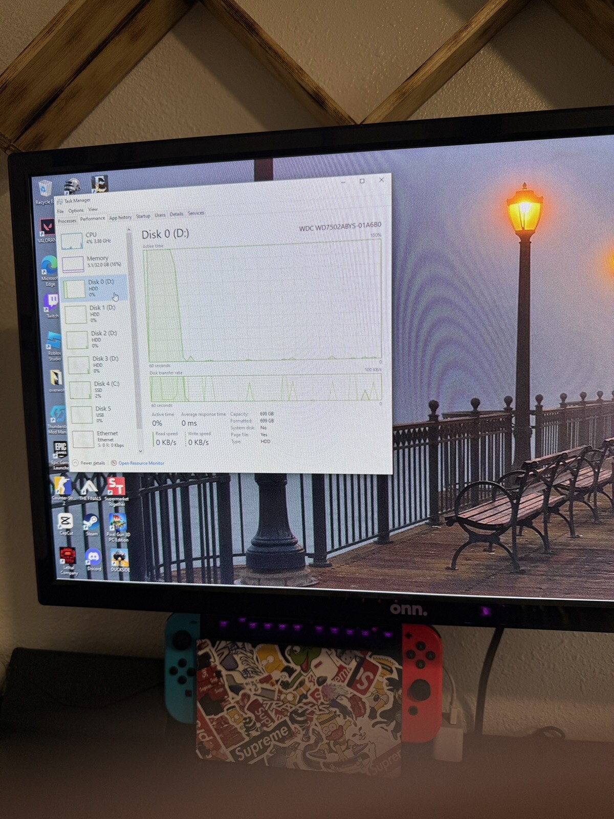 gaming setup