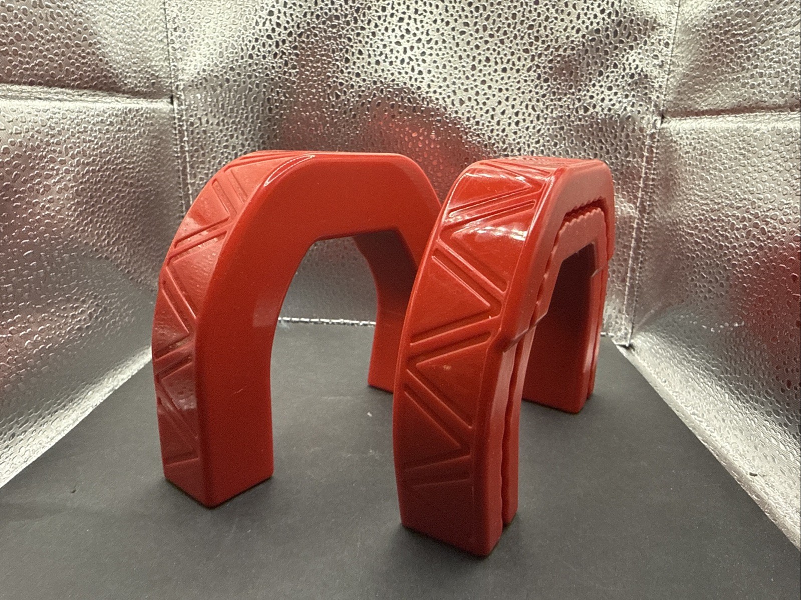 Pair Front Tow Hooks Covers Customized Car Tow Hooks For 2019-2024 RAM 1500 Red