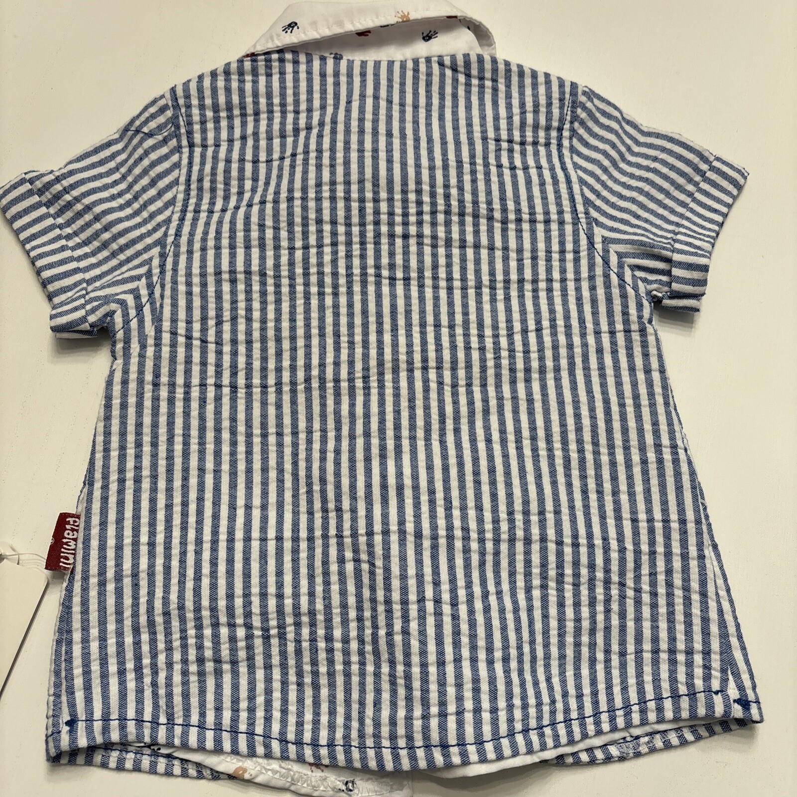 Flamini 6-9 Month Shirt/attached Jacket