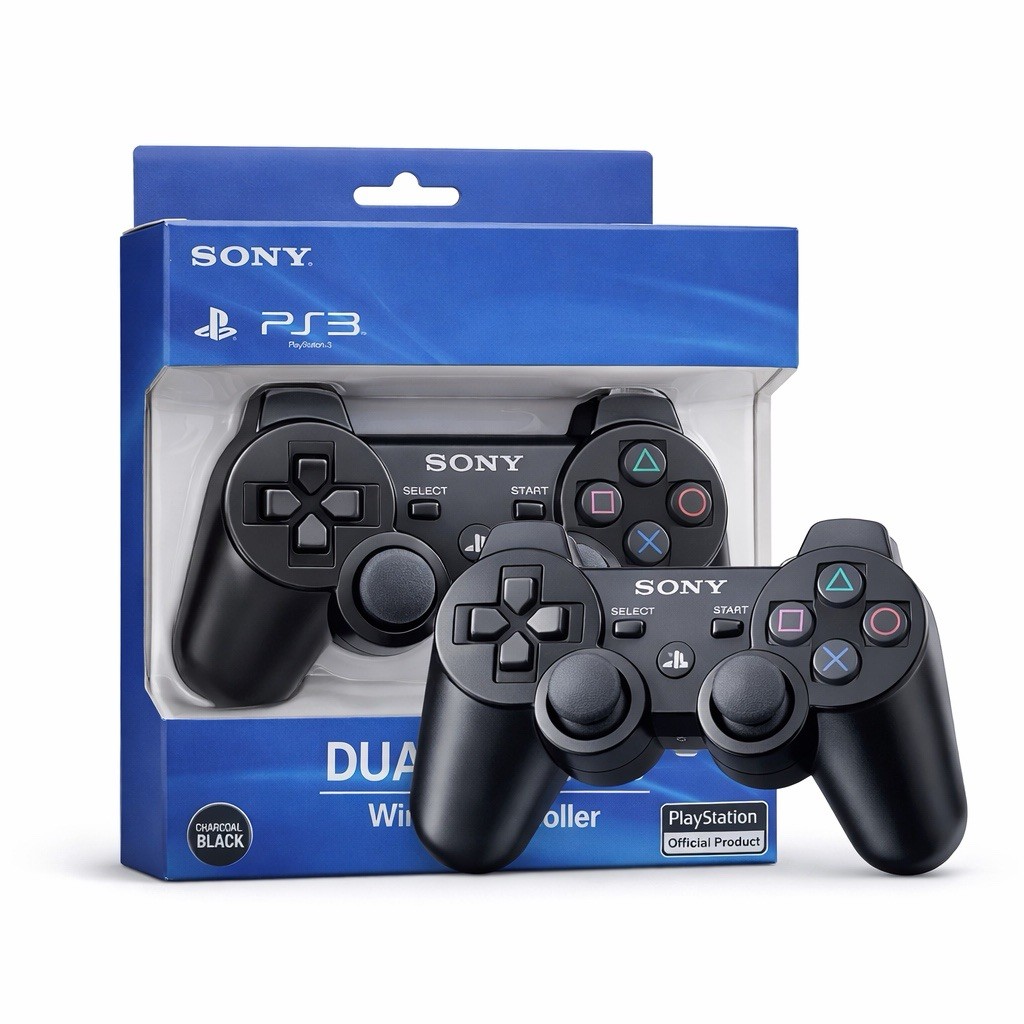 PS3 Wireless Controller Black Compatible DualShock Style Fast Response