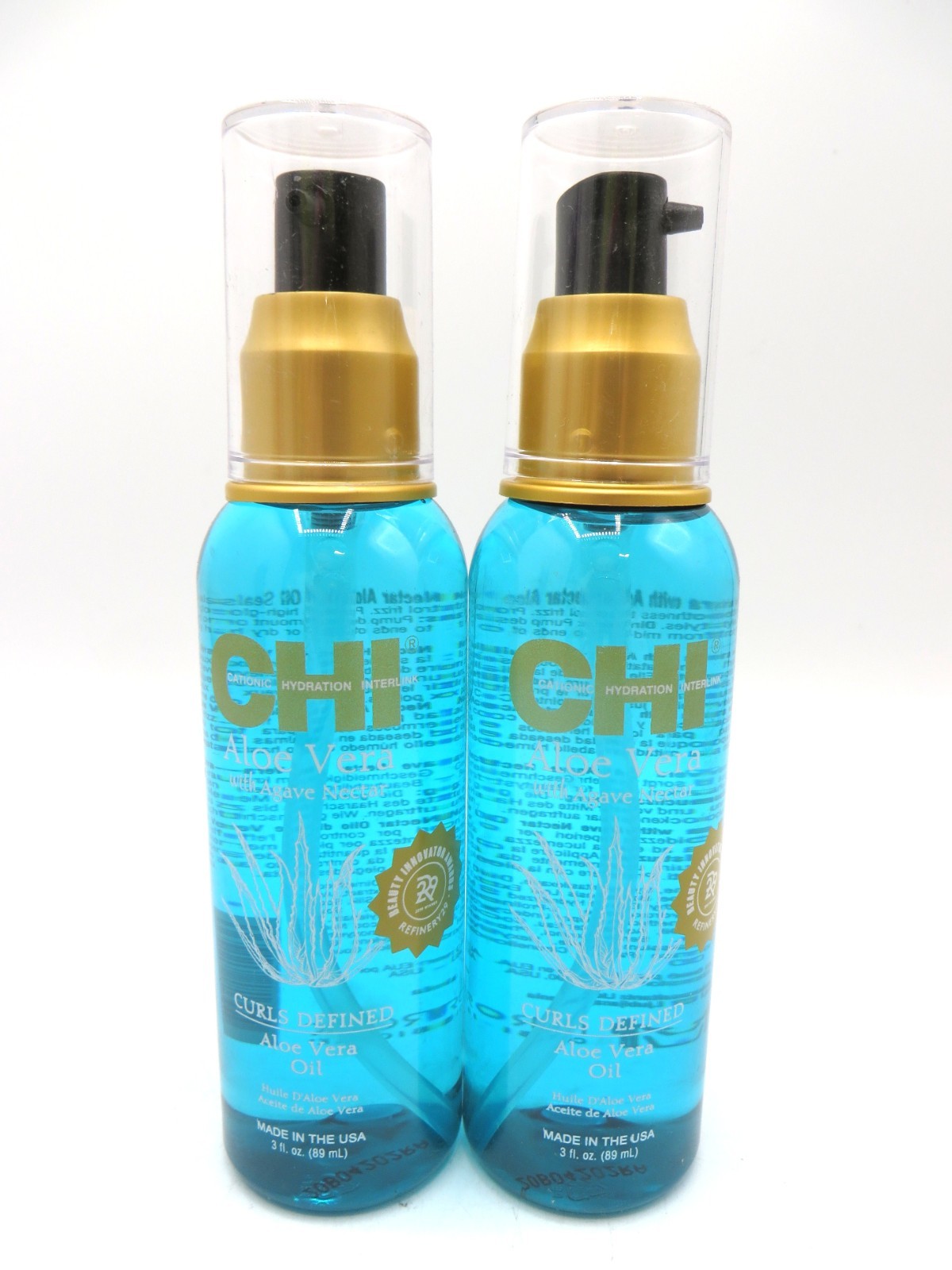CHI ALOE VERA CURLS DEFINED OIL 3 OZ (Lot of 2)