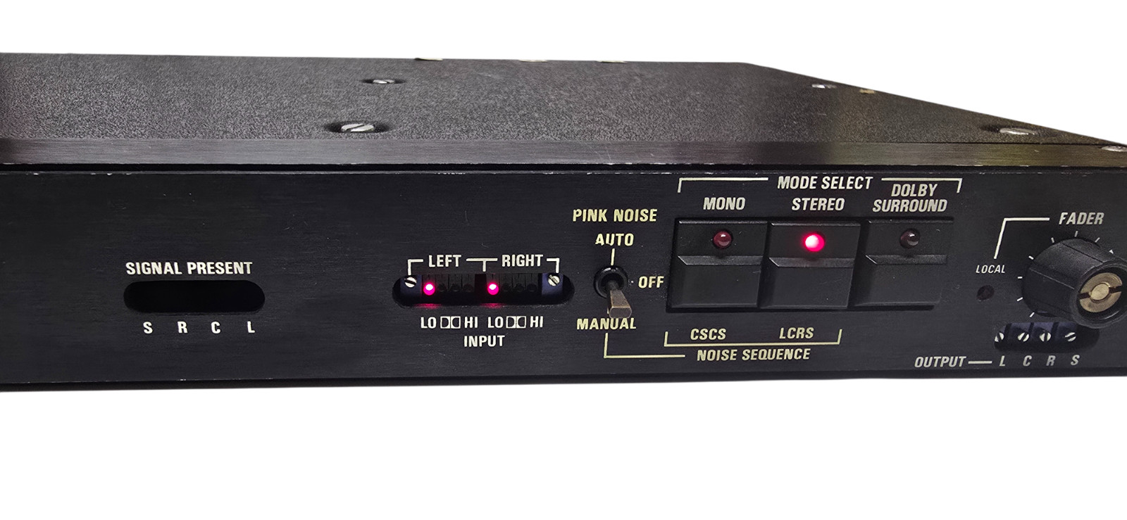 Vintage Dolby Surround Decoder Unit Model SDU4