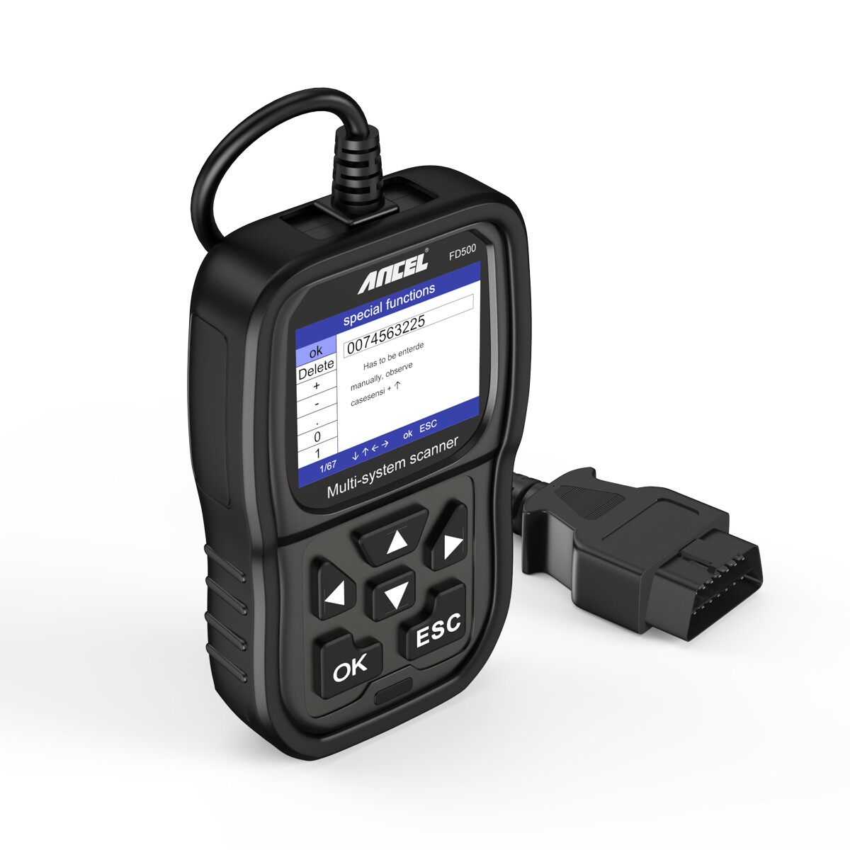 ANCEL FD500 Full System Scan Tool fit for Ford Lincoln Code Reader Obd2 Scanner