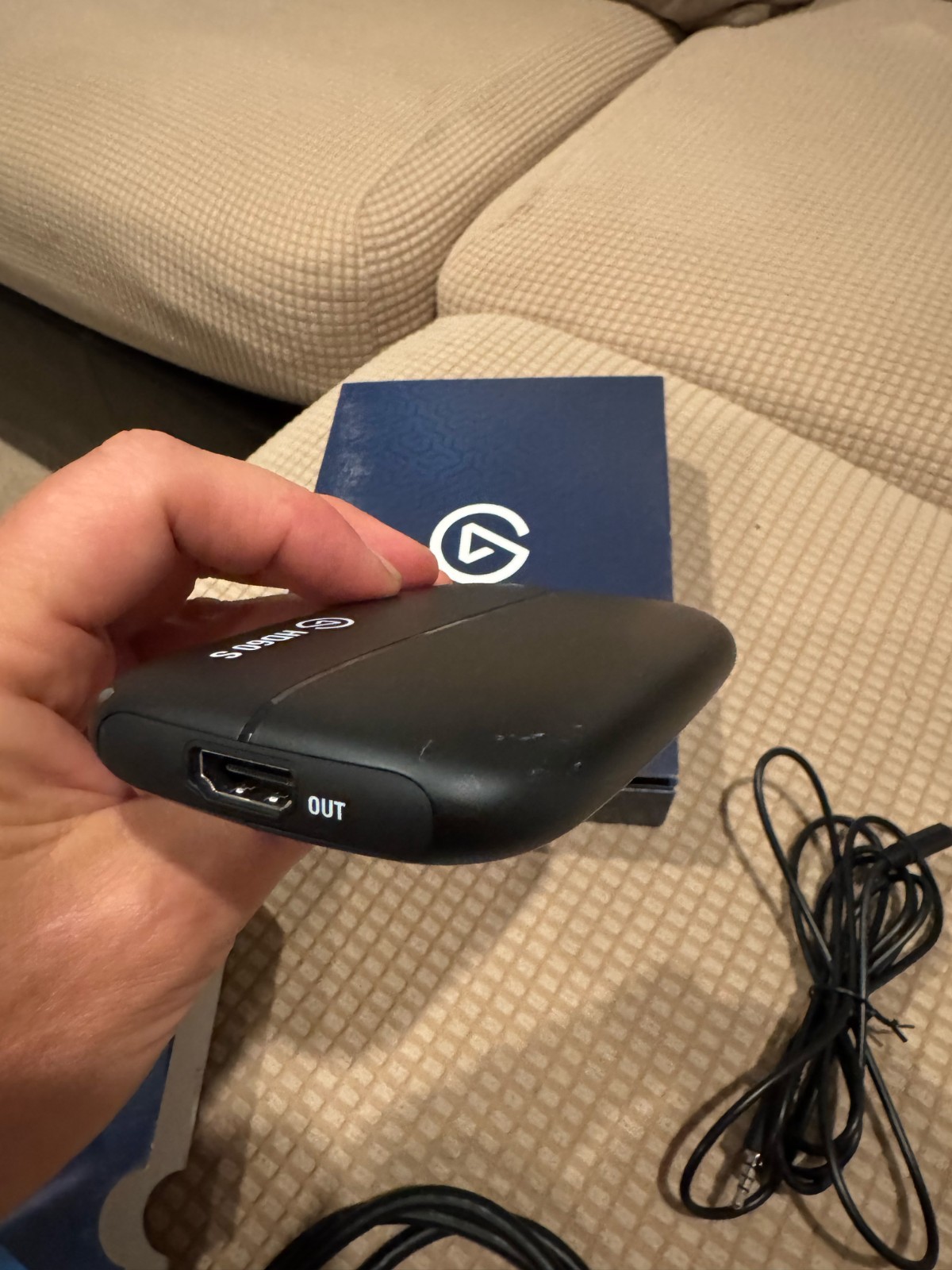 Elgato HD60 S with Box and HDMI Cable, missing USB cable