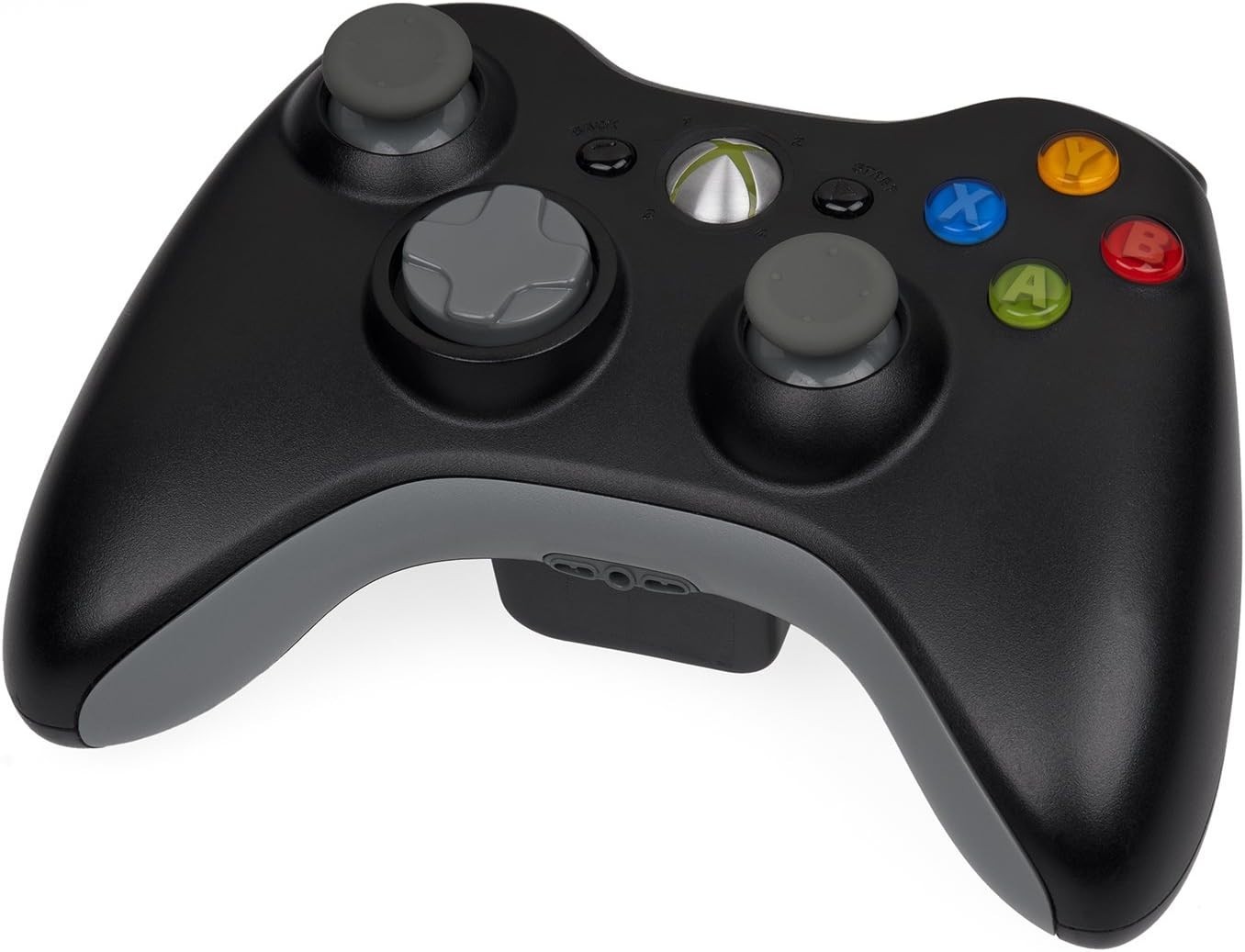 Microsoft OEM Xbox 360 Wireless Controller Black Grey Tested & Works!