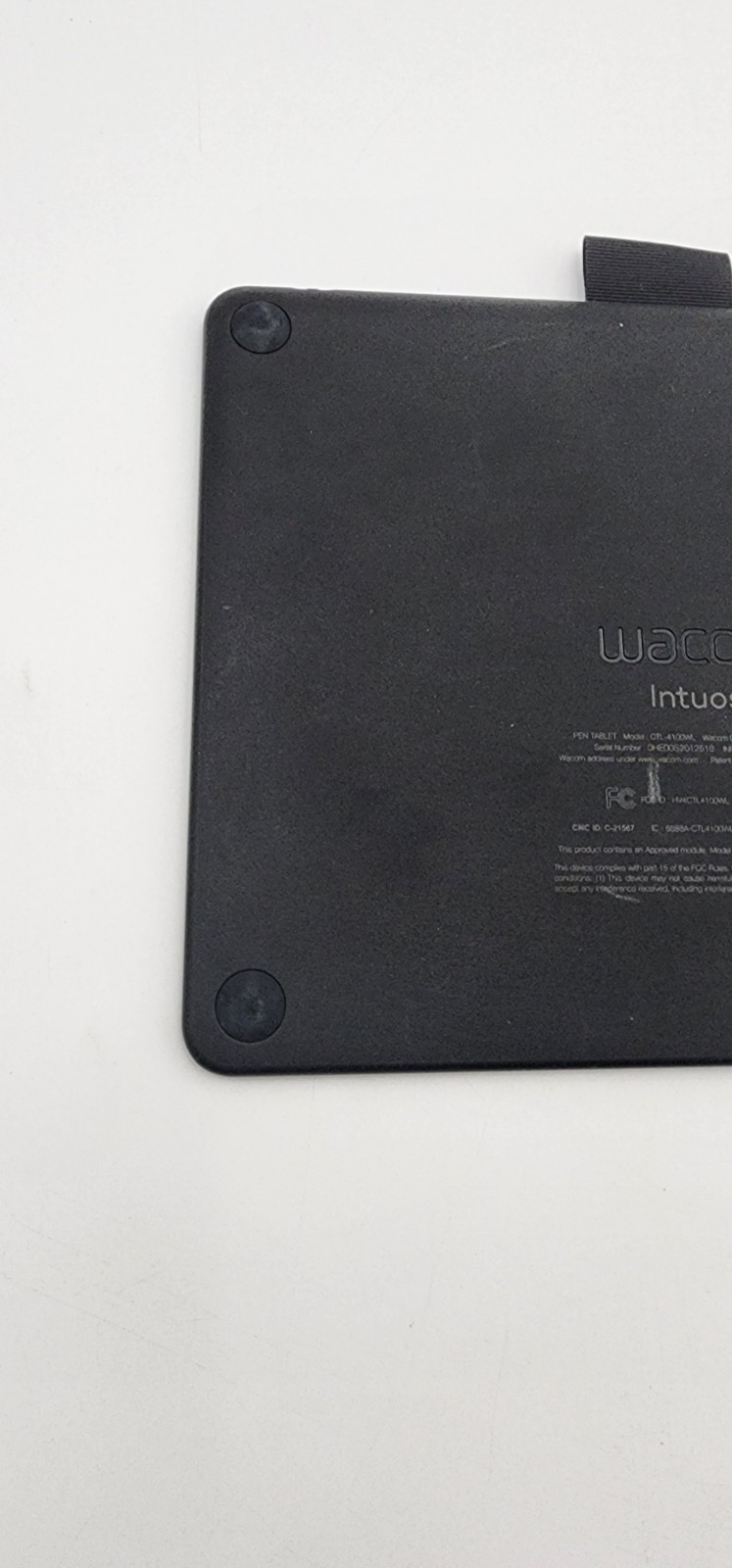 Wacom Intuos Small CTL-4100 Drawing Tablet, Missing Stylus, Works