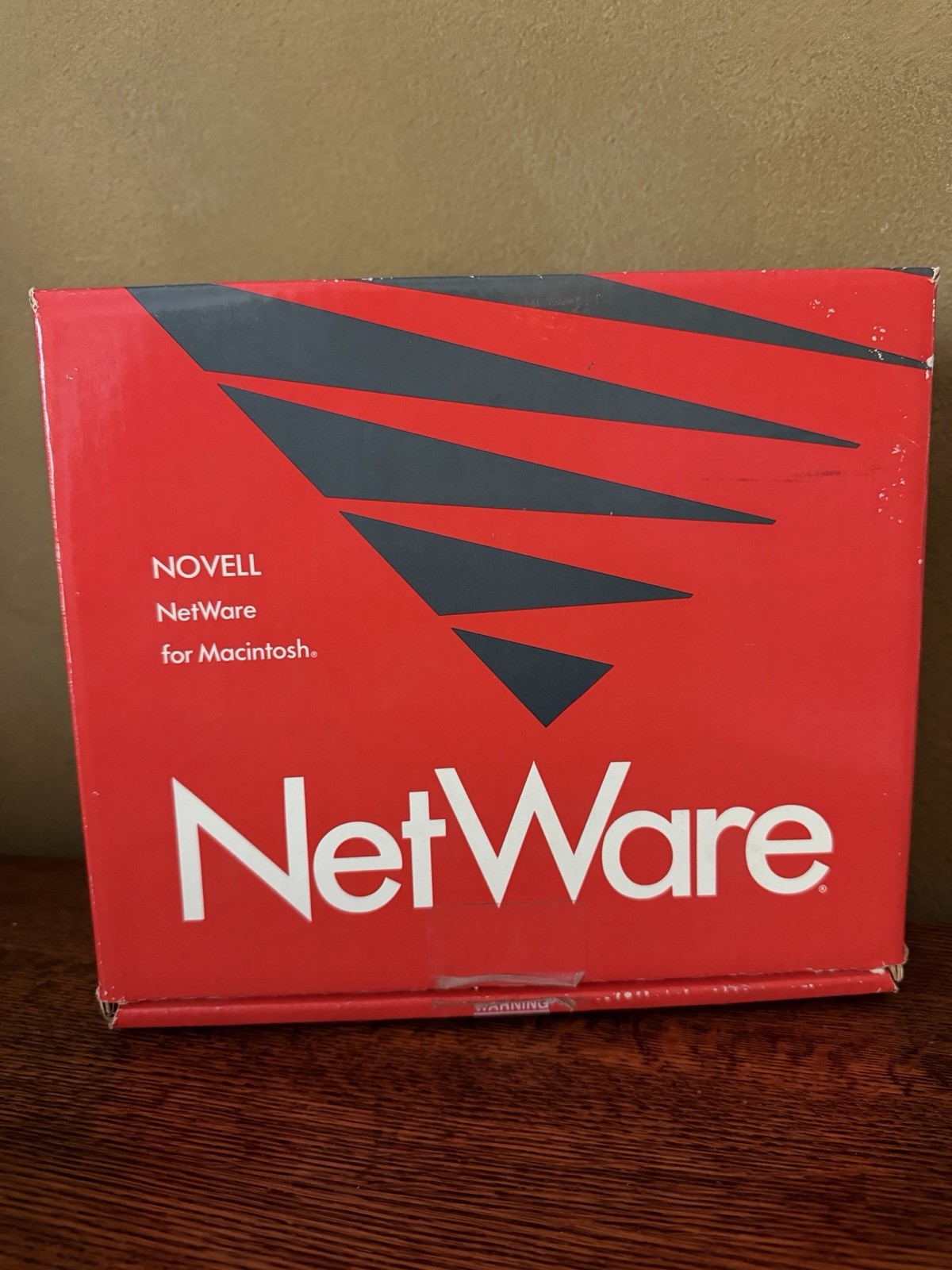 Vintage Novell NetWare for Macintosh Version 1.0 software kit W/ Box Floppy Disc