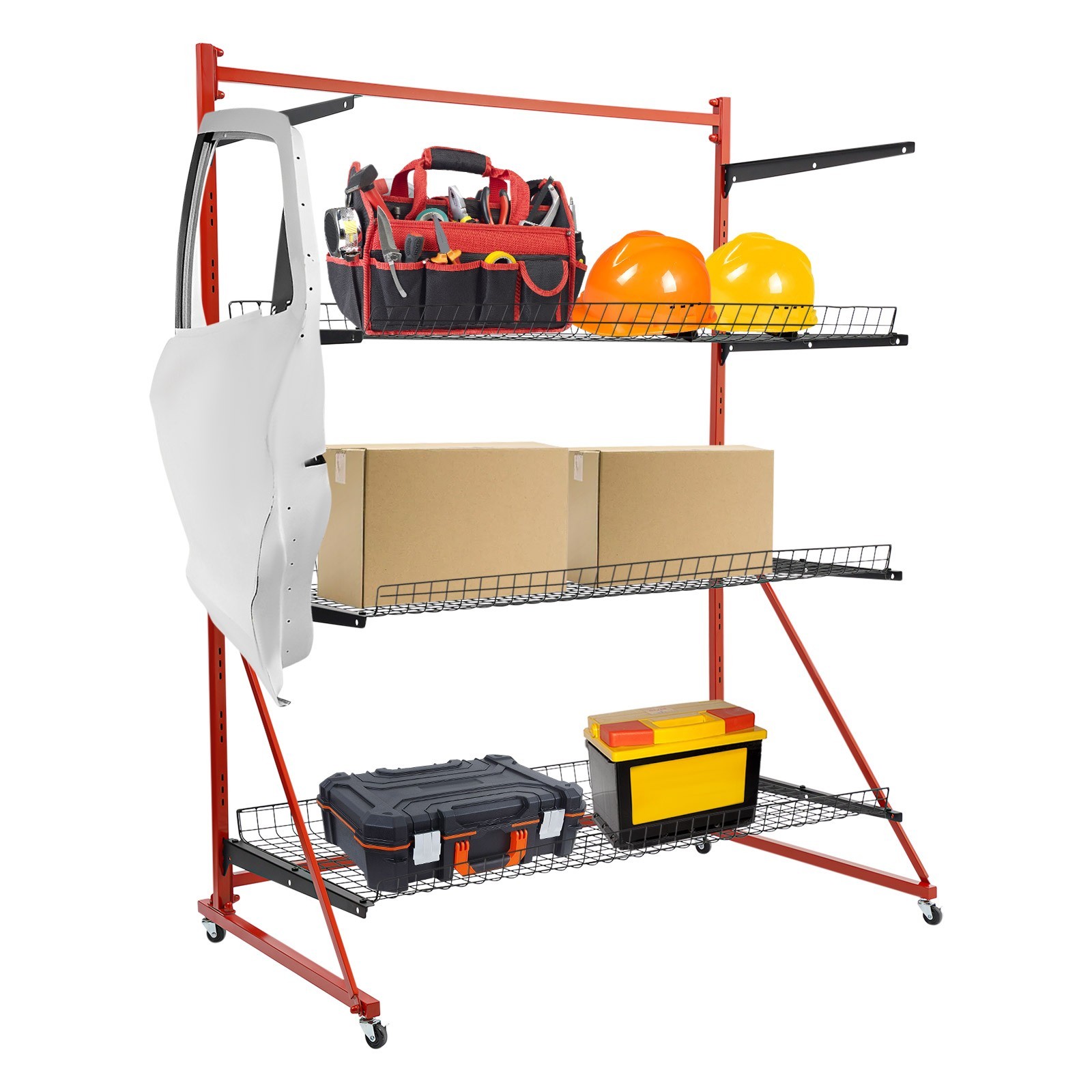Innovative Parts Carts Automotive Auto Body Shop Parts Carts Tools Storage Rack