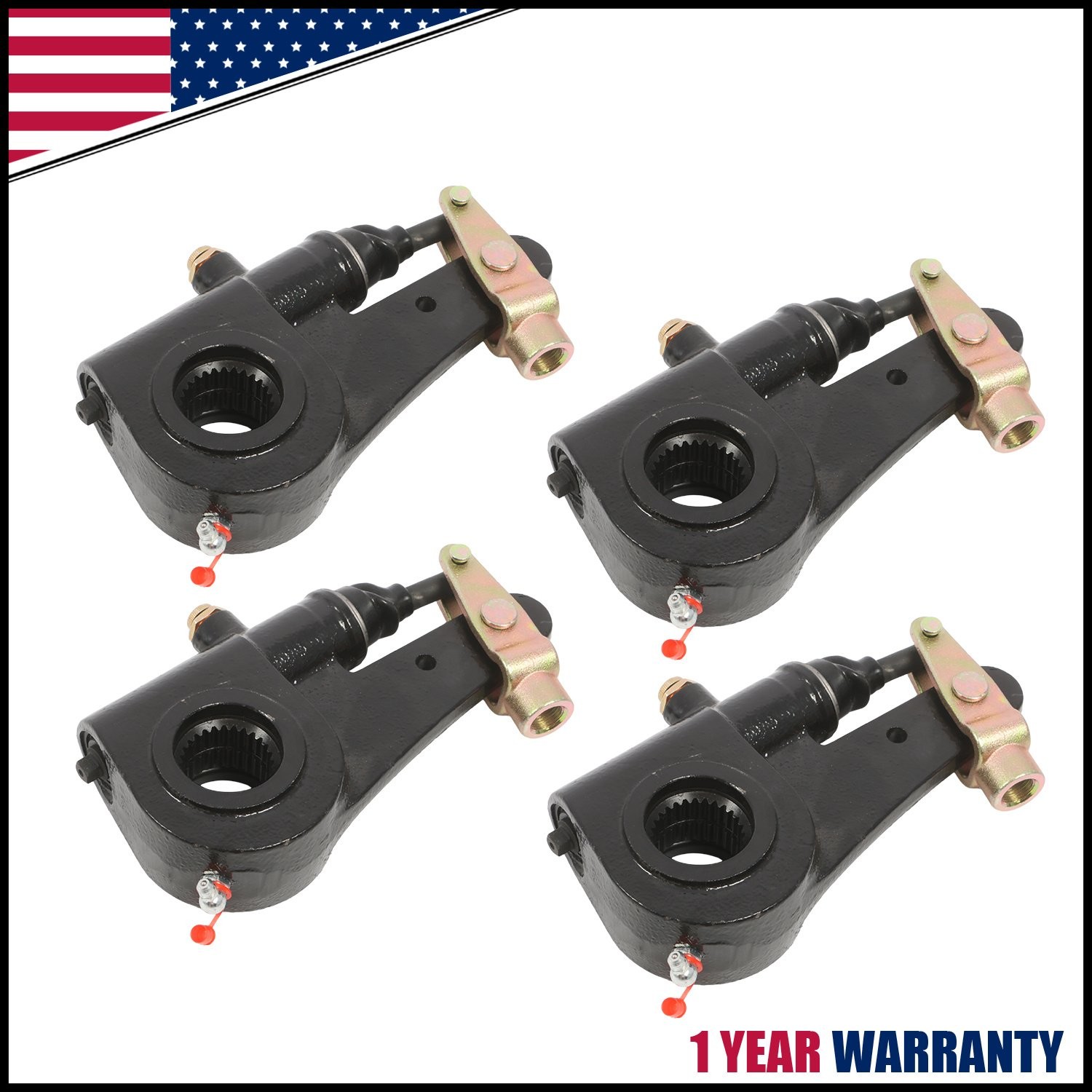 4 PCS Auto Slack Adjuster 28 Spline 5.5" For Meritor R801073 E11401 801073 New