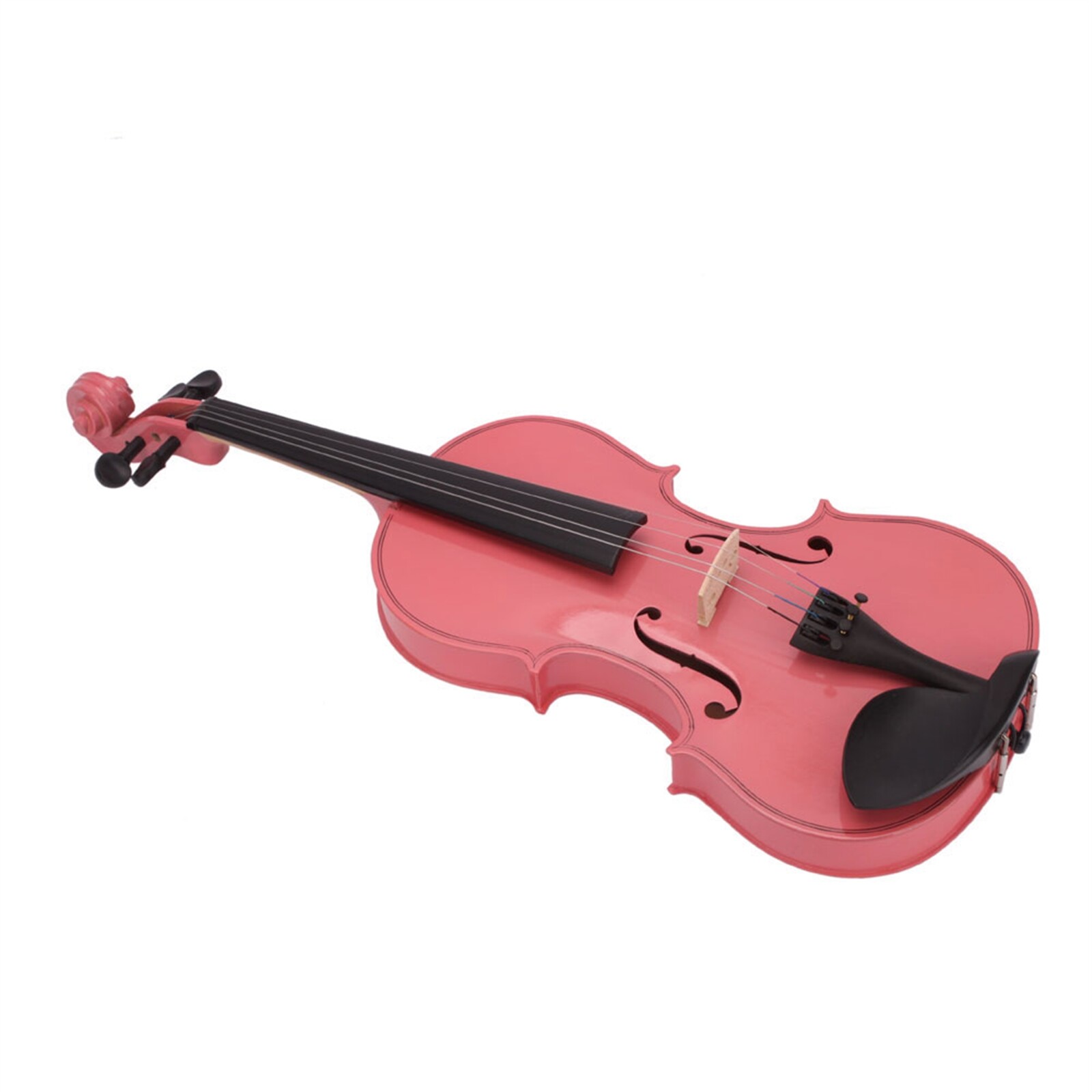 4/4 Full Size Acoustic Violin with Case Bow Rosin Pink Gift NEW US Stock