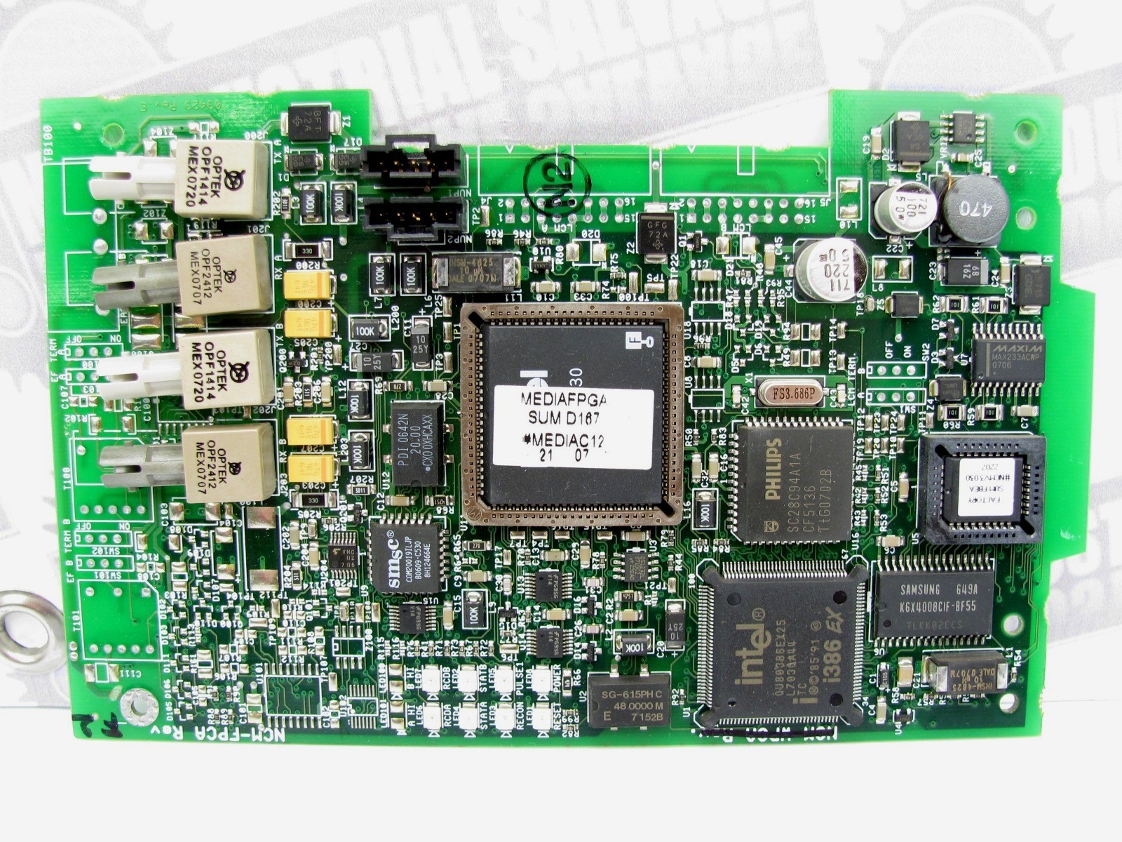 NOTIFIER - NCM-F - ONYX Series FIBER OPTIC NETWOK MODULE - (Tested)